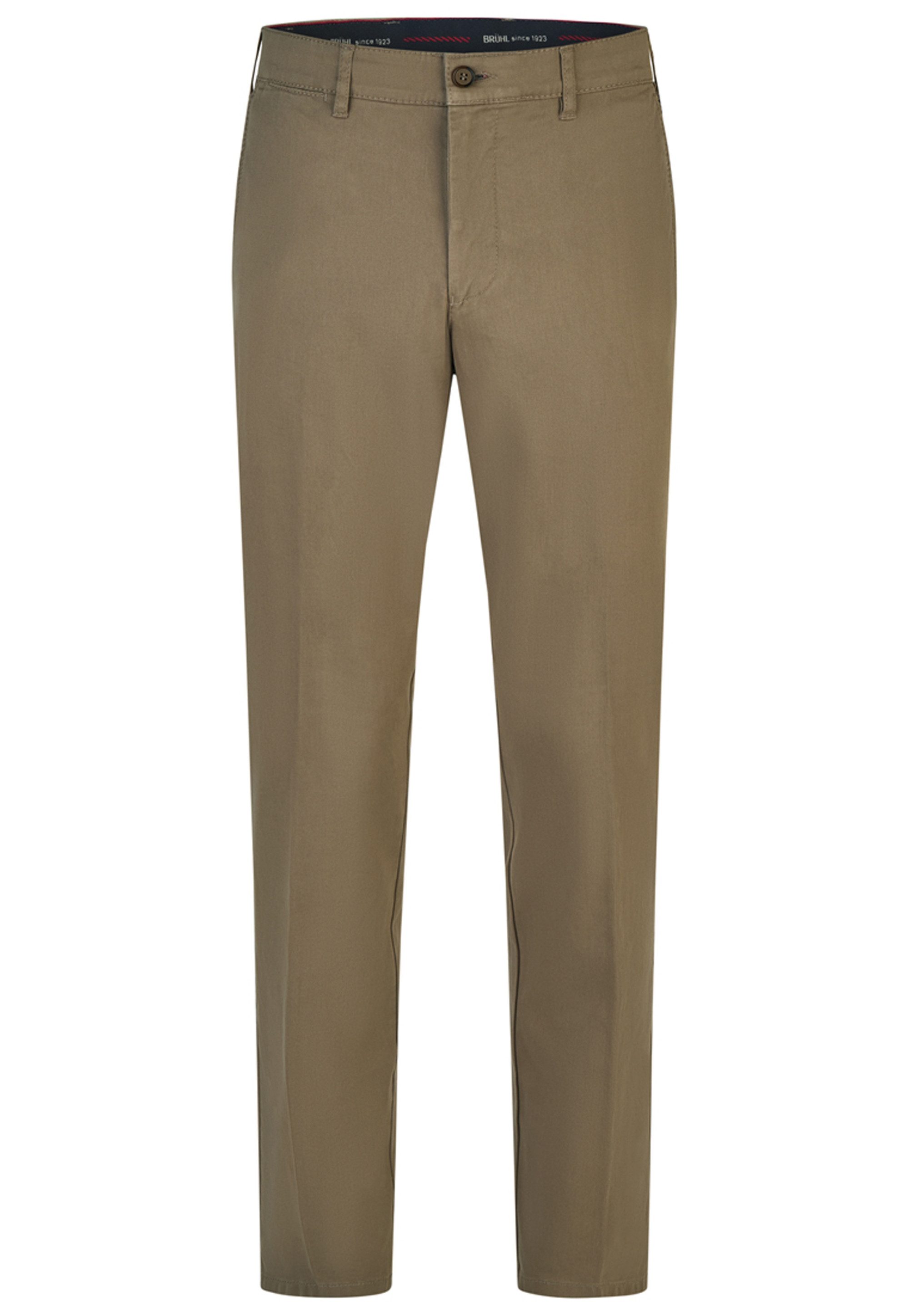 Brühl Chinohose London (1-tlg) mit Micro-Peach-Ausrüstung und Soft Finish
