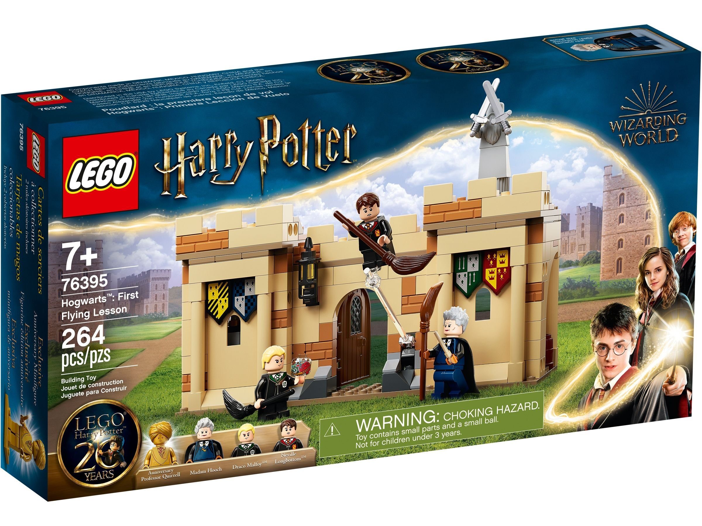 LEGO® Konstruktionsspielsteine LEGO® Harry Potter™ - Hogwarts™: Erste Flugstunde, (Set, 264 St)