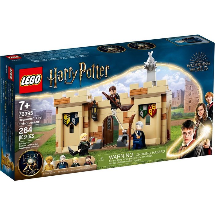 LEGO® Konstruktionsspielsteine LEGO® Harry Potter™ - Hogwarts™: Erste Flugstunde (Set 264 St)