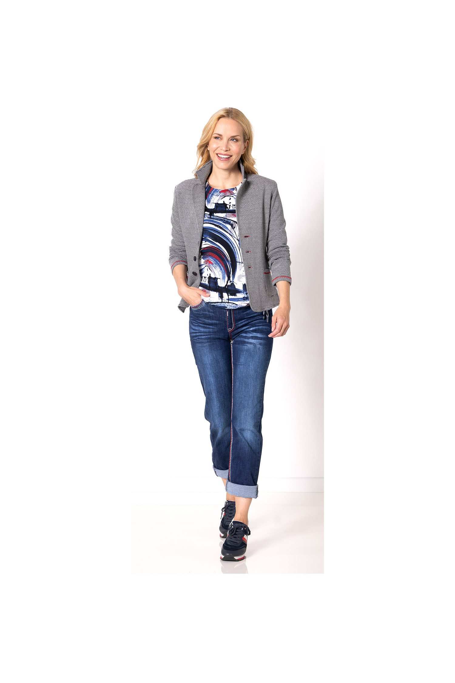 SER Kurzblazer Blazer Jacquard W2260307