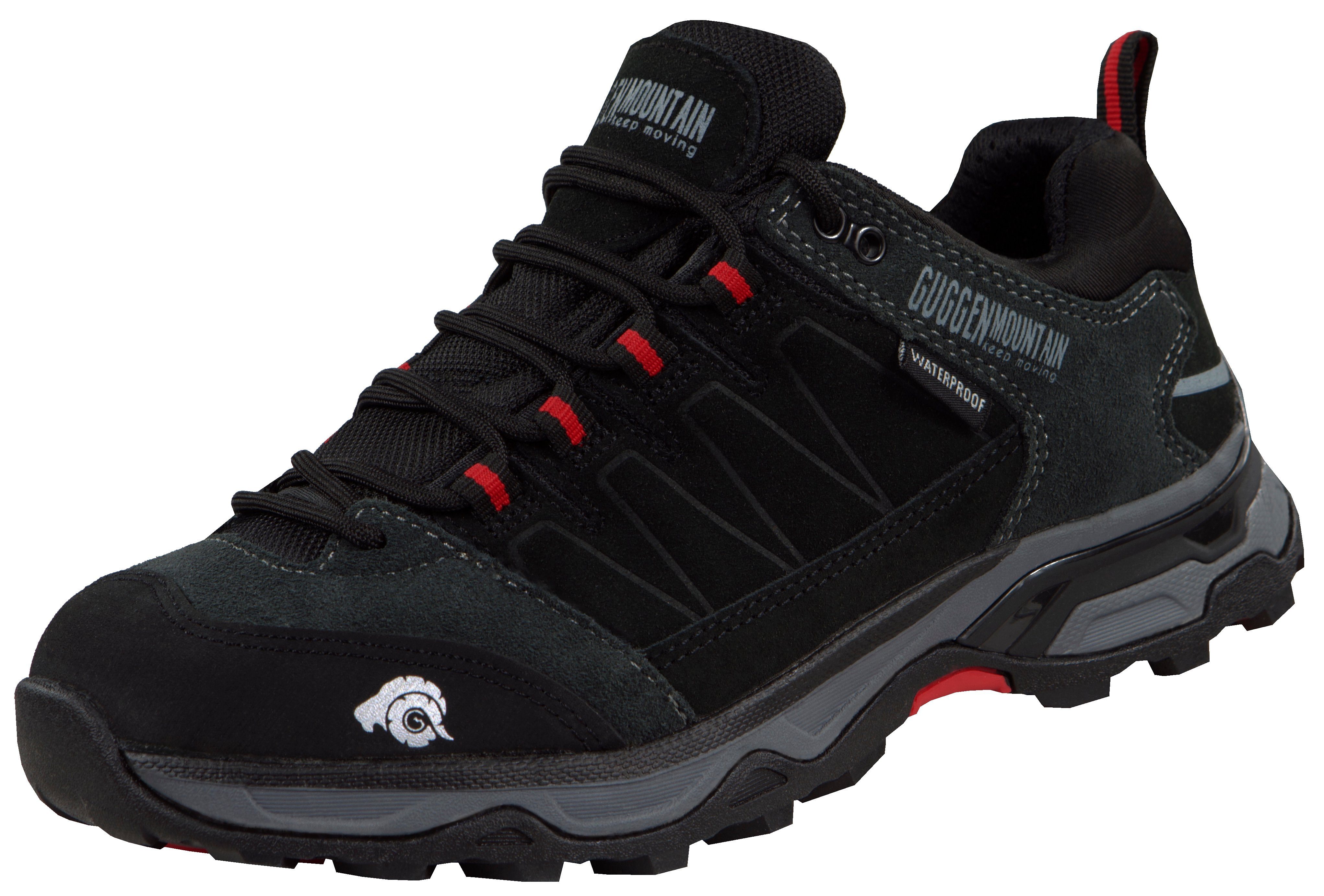 Walkingschuhe Frauen Trailrunning, Trekkingschuhe Walking Wanderschuhe Wanderschuh Outdoor, Mountain Leder, Wasserdicht, Berglauf, Damen Spazieren, Echtleder, Outdoorschuhe GUGGEN