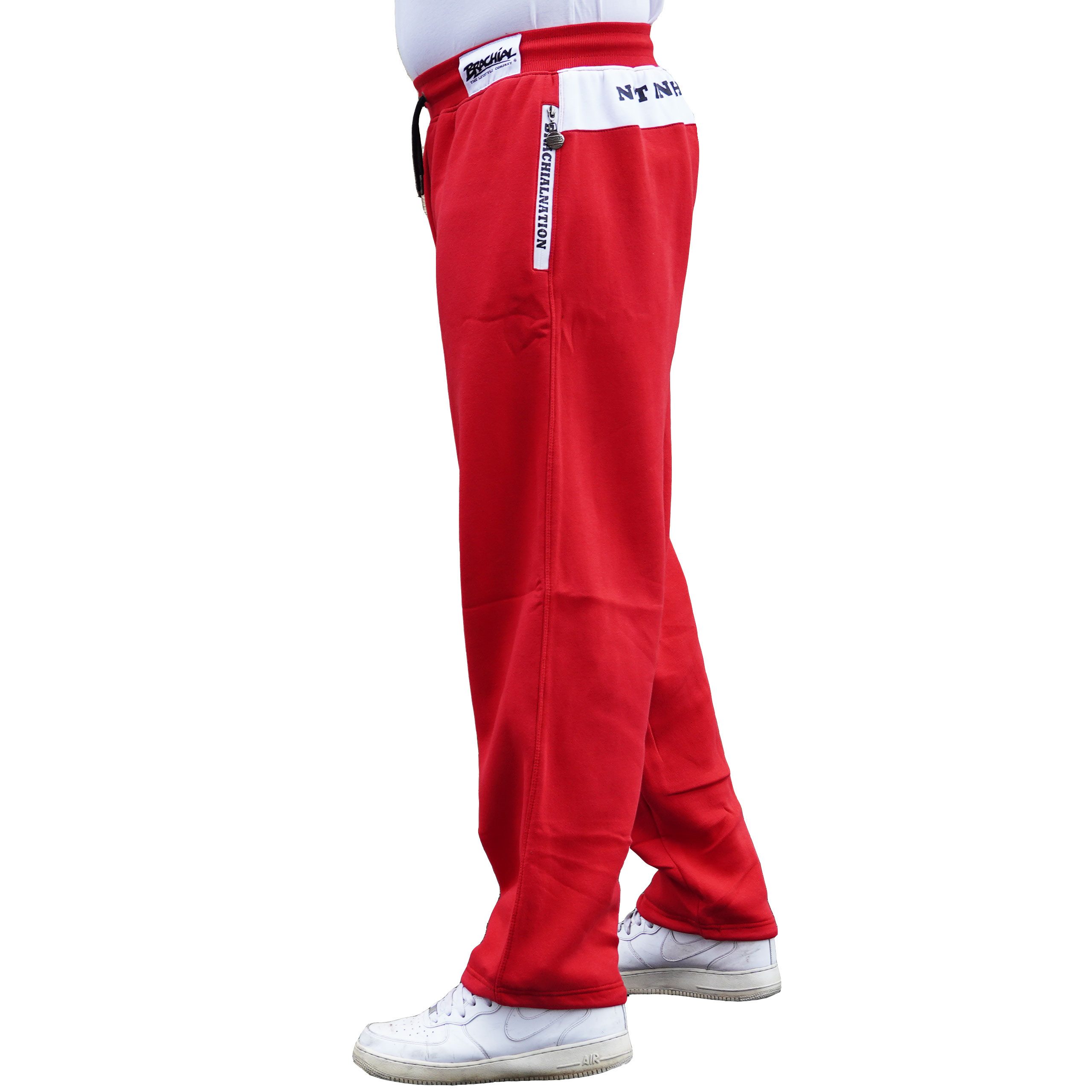 BRACHIAL THE LIFESTYLE COMPANY Sporthose Brachial Sporthose "Rude" rot
