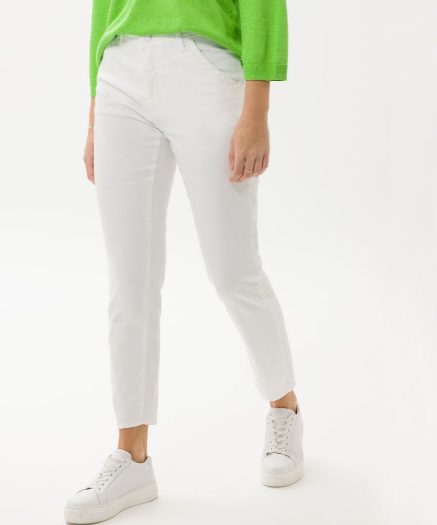 Brax 5-Pocket-Jeans Style MARY S weiß | Slim-Fit Jeans
