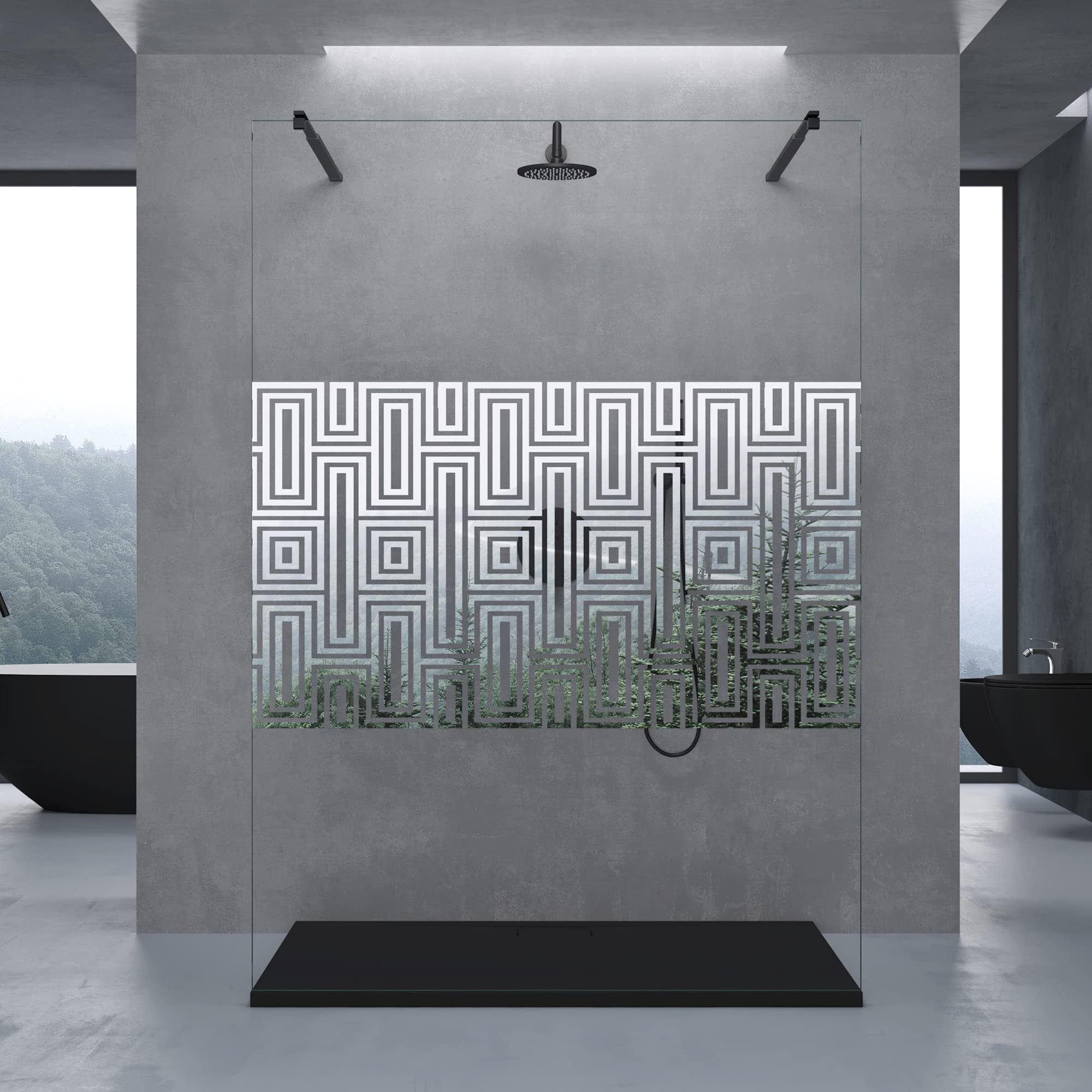 doporro Walk-in-Dusche Walk-In Duschwand 10mm ESG-Sicherheitsglas günstig online kaufen