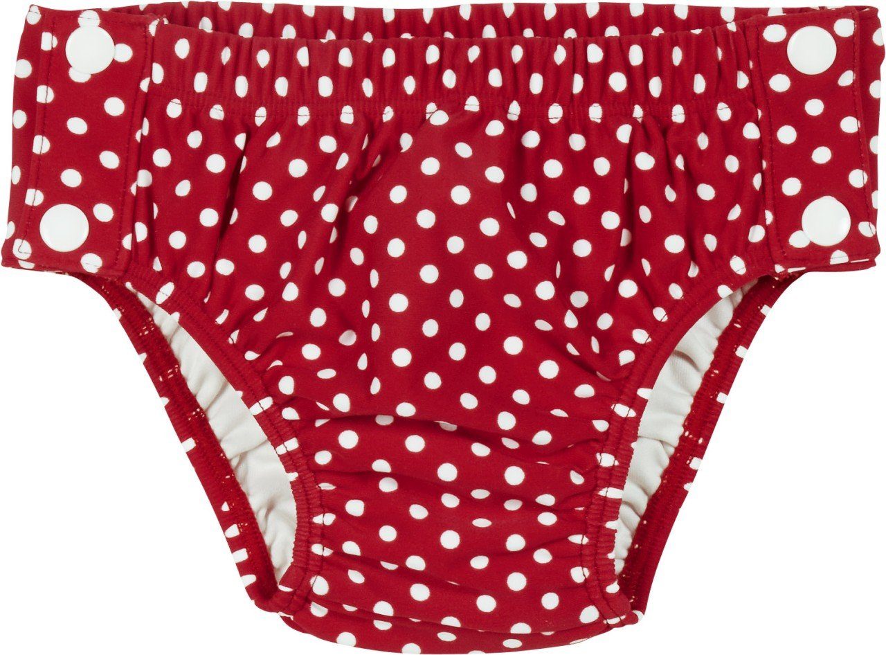 Badehose UV-Schutz Windelhose Punkte zum Knöpfen