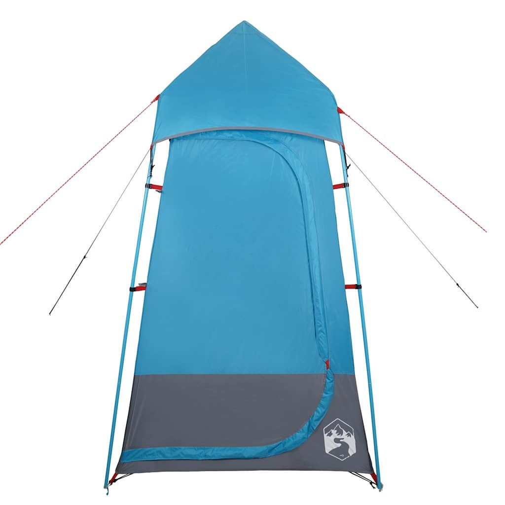vidaXL Faltzelt WC-Zelt Blau Wasserdicht, (1 tlg)