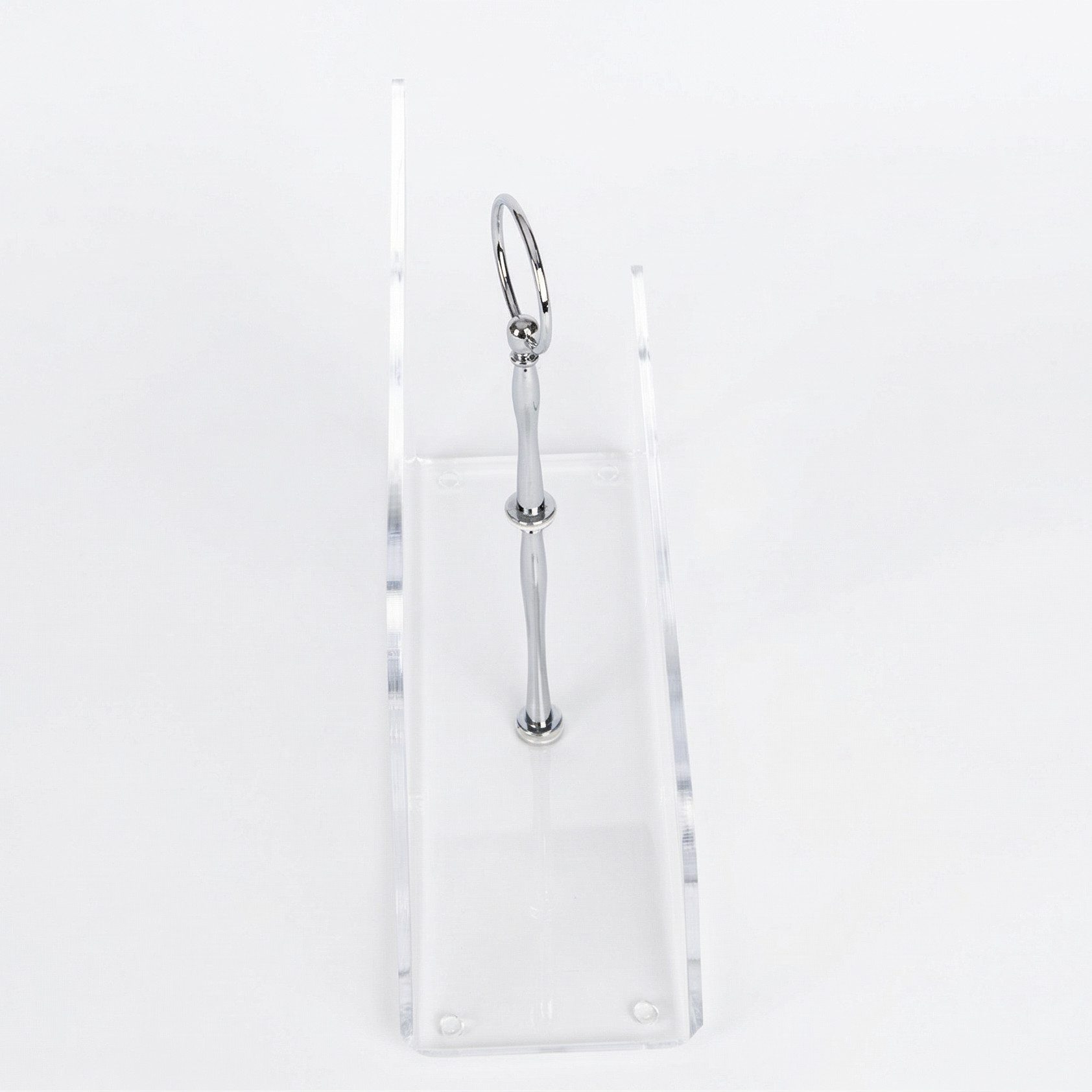 queence Zeitungsständer Acryl durchsichtig Transparenter klarer Zeitungshalter Magazinhalter, Perfekter Ständer für Bücher, Zeitungen, Zeitschriften und Magazine