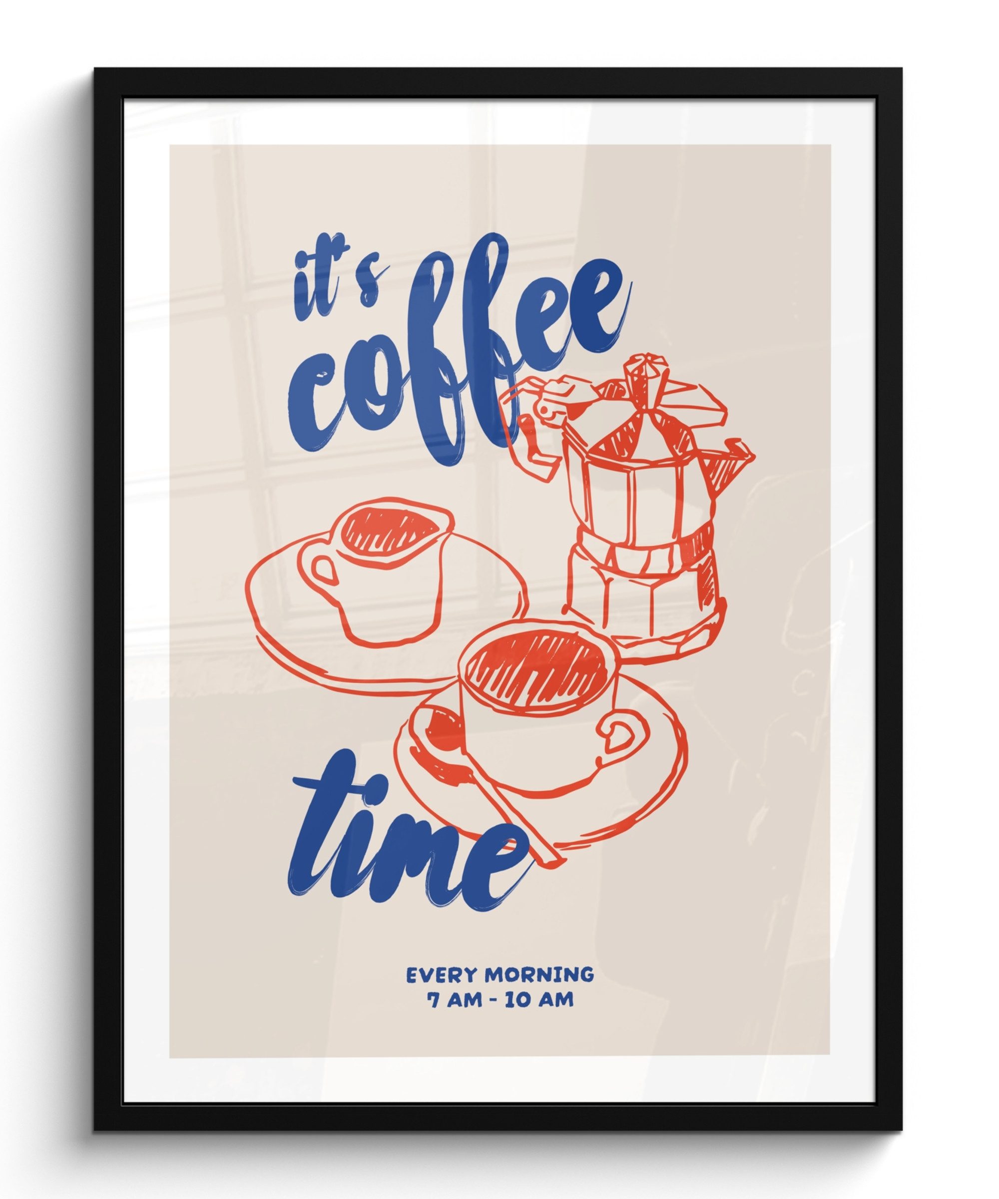 MuchoWow Poster Kaffee - Zitat - günstig online kaufen
