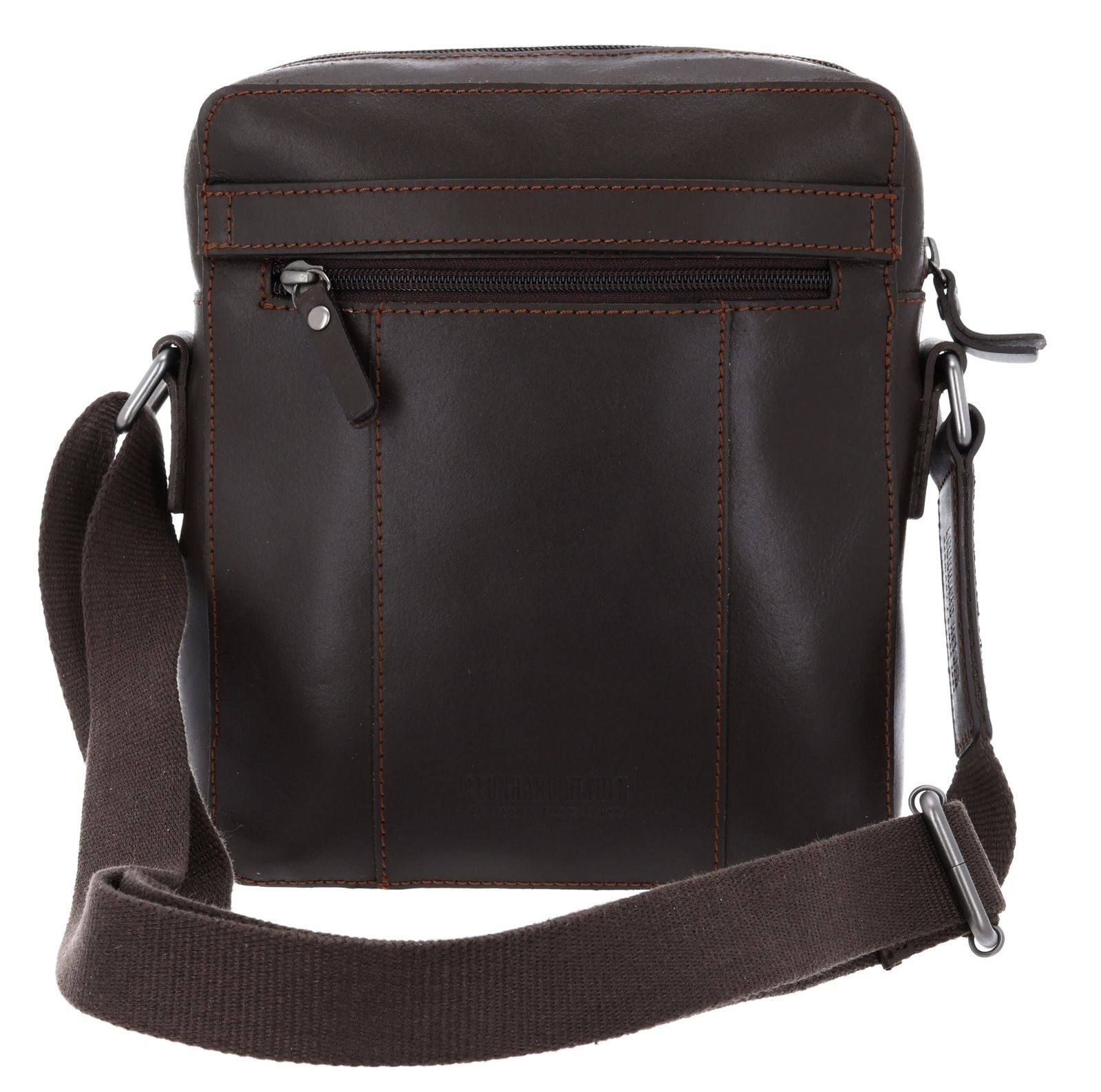 Leonhard Heyden Umhängetasche Messenger Bag, aus echtem Leder