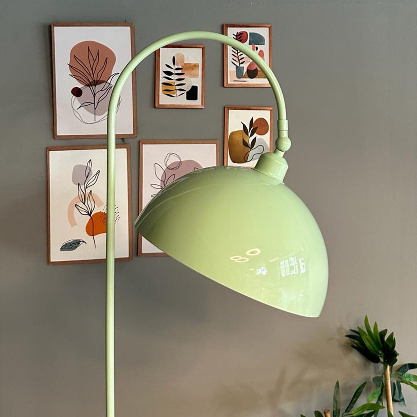 Bamyum Stehlampe Moderne Stehlampe aus Metall mit E27, verstellbarer Lampenschirm, ohne Leuchtmittel, E27, verstellbarer Lampenschirm, Stehluchte mit Ablage
