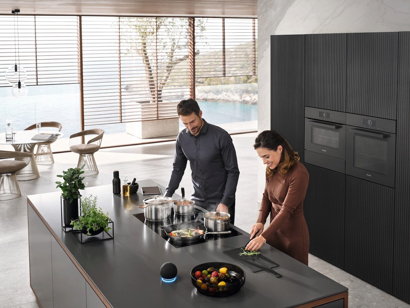 Miele Kochfeld mit Dunstabzug KMDA 7272-1 FL Silence