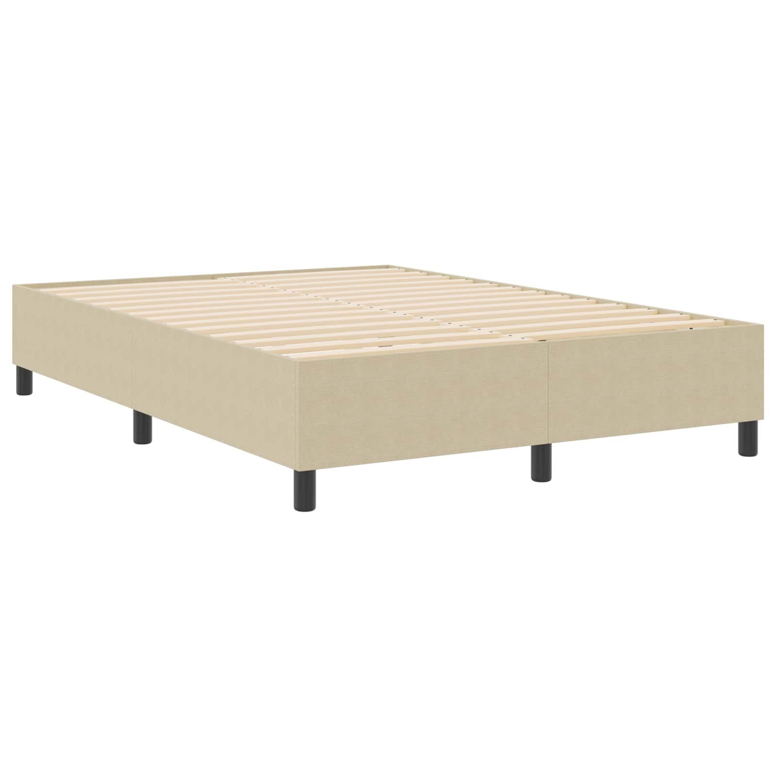 vidaXL Bett Plattformbettgestell Grau-Grün 160 x 200 cm Cordstoff (1-tlg)