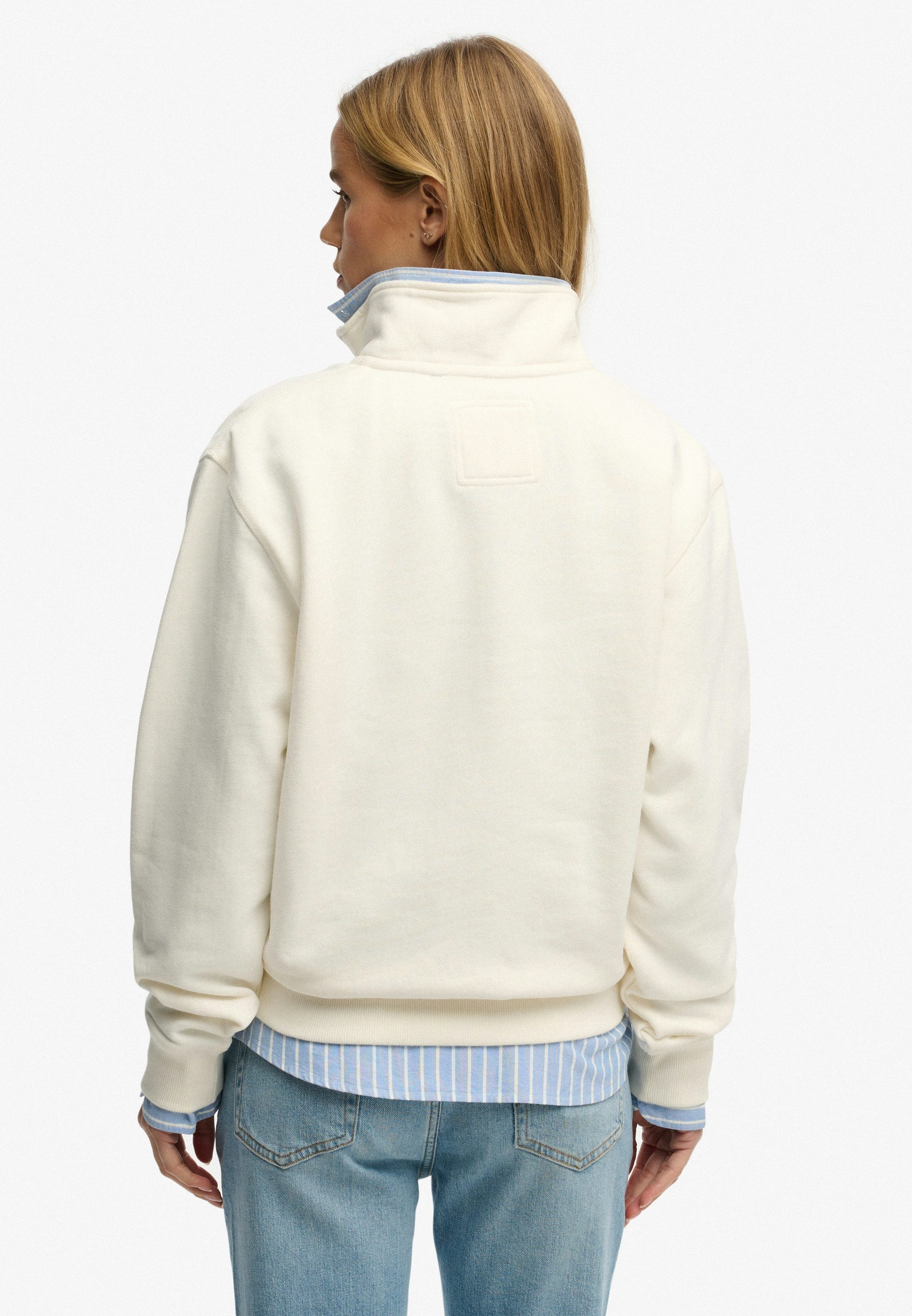 Superdry Sweatshirt ATH ESS GRAPHIC HALF ZIP
