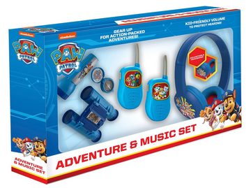 eKids PW-V302 Paw Patrol Abenteuer-Set Kinder-Kopfhörer (mit Kompass, Taschenlampe, Fernglas, Walkie-Talkies)