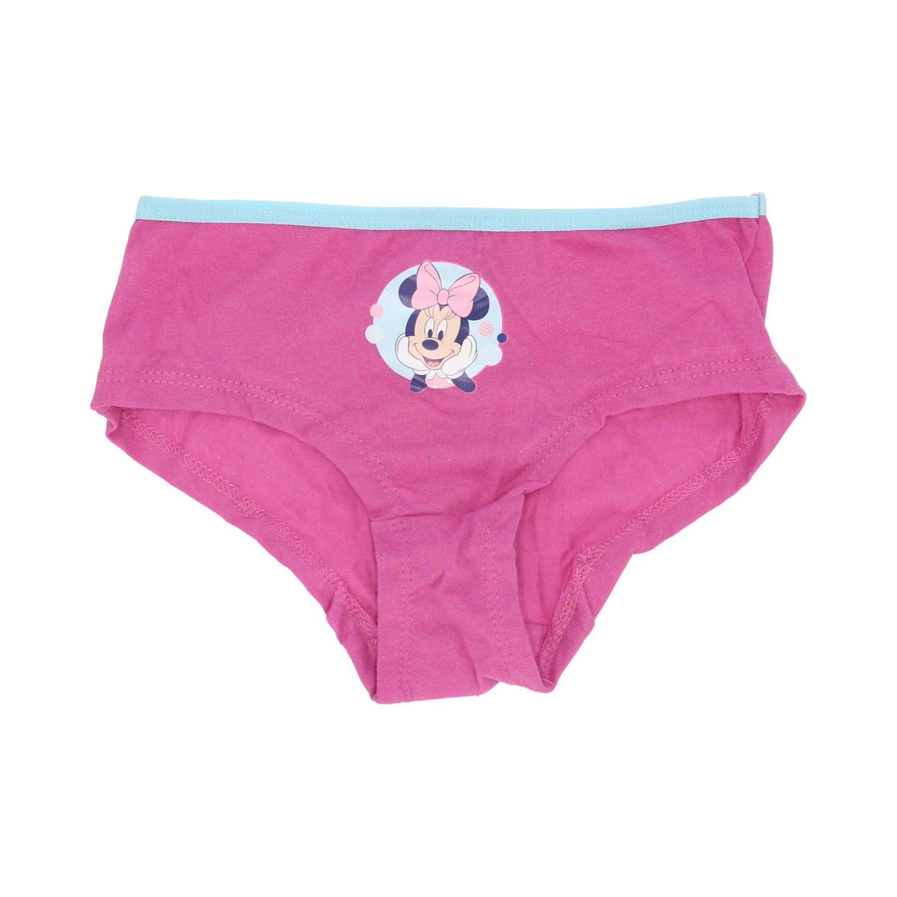 Disney Minnie Mouse Slip Minnie Maus 3er Pack Unterhosen Slips 100% Baumwolle unterwäsche