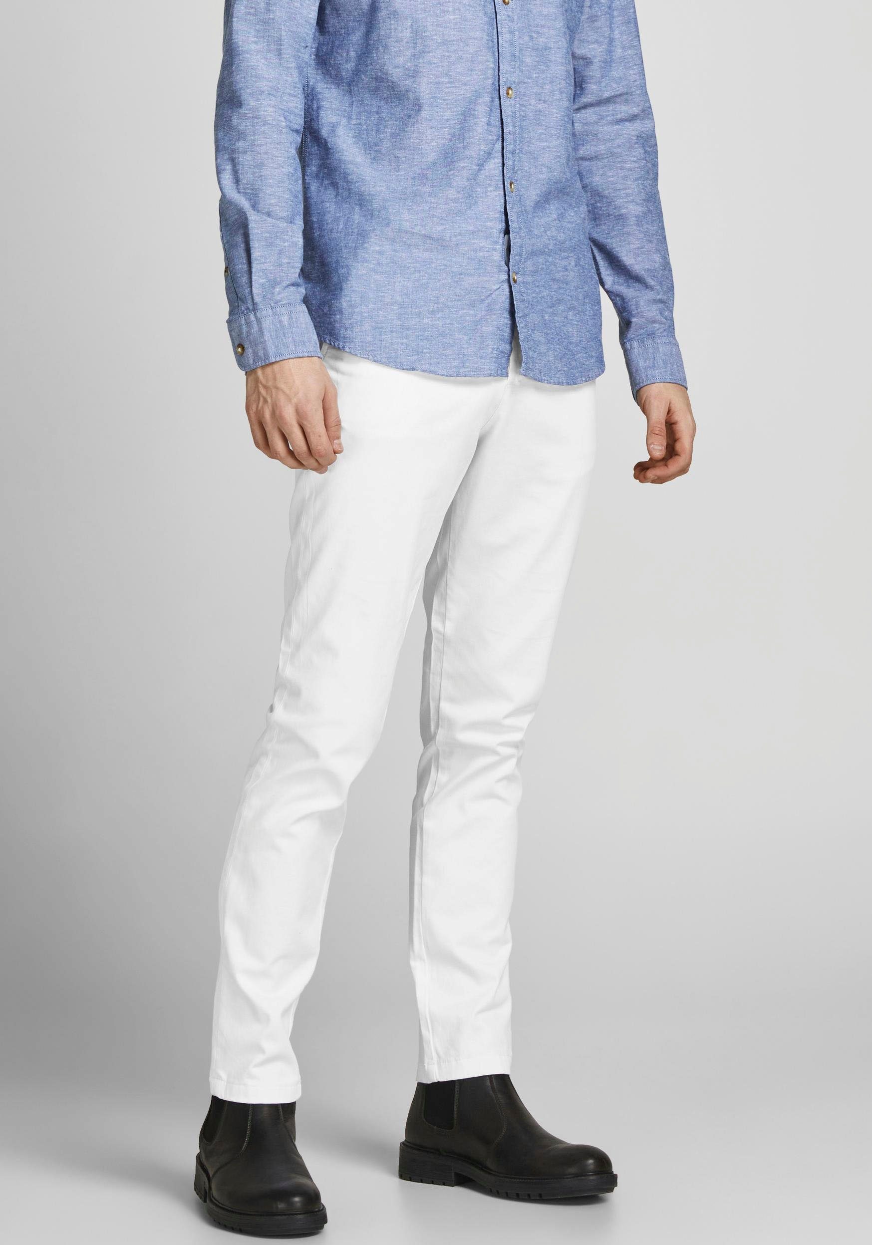 Jack & Jones Chinos JPSTMARCO mit Stretchkomfort und schmalem Bein Baumwollmischung, slim fit
