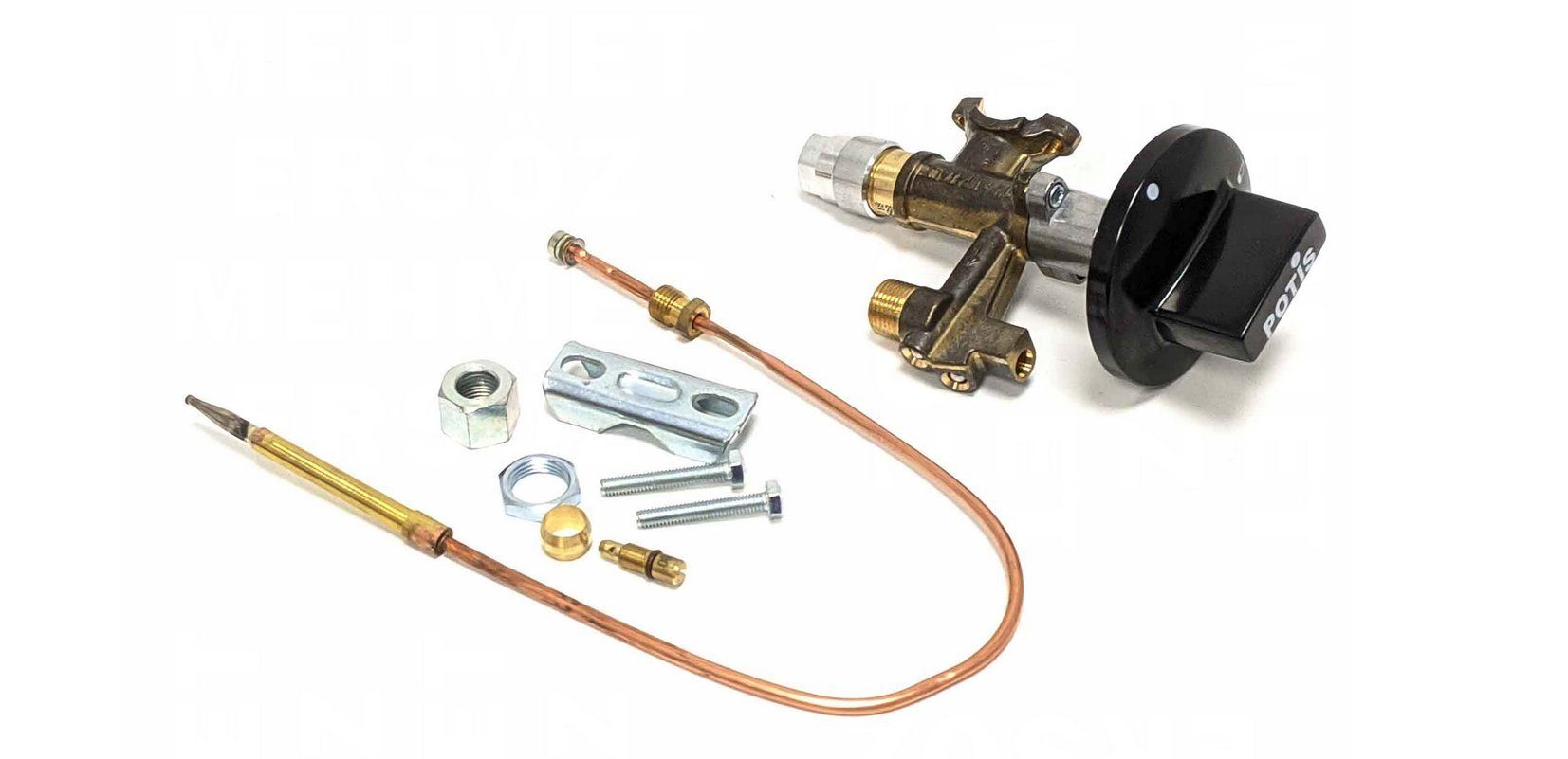 Potis Dönergrill Gashahn für Gasgrill PT0086 Döner - Gyrosgrill