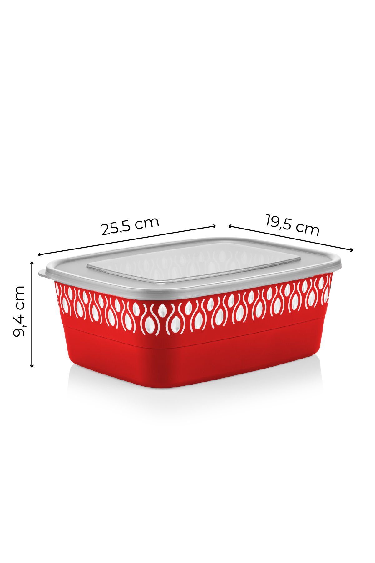 Hermia Concept Vorratsdose FRM1161, rot, 100% Plastik Vorratsdosen