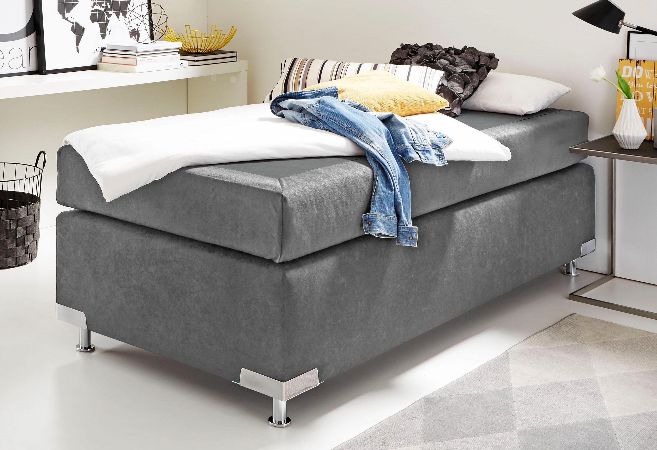 Westfalia Schlafkomfort Boxspringbett Holland, ohne Kopfteil, günstig online kaufen