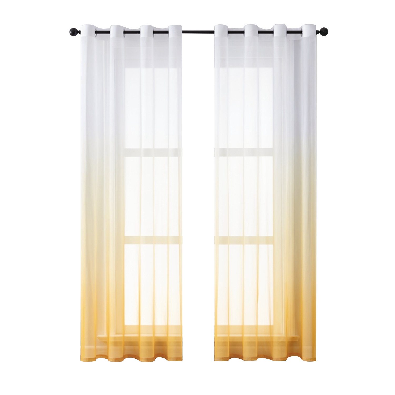 BYSURE Vorhang, Ösen (2 St), transparent, günstig online kaufen