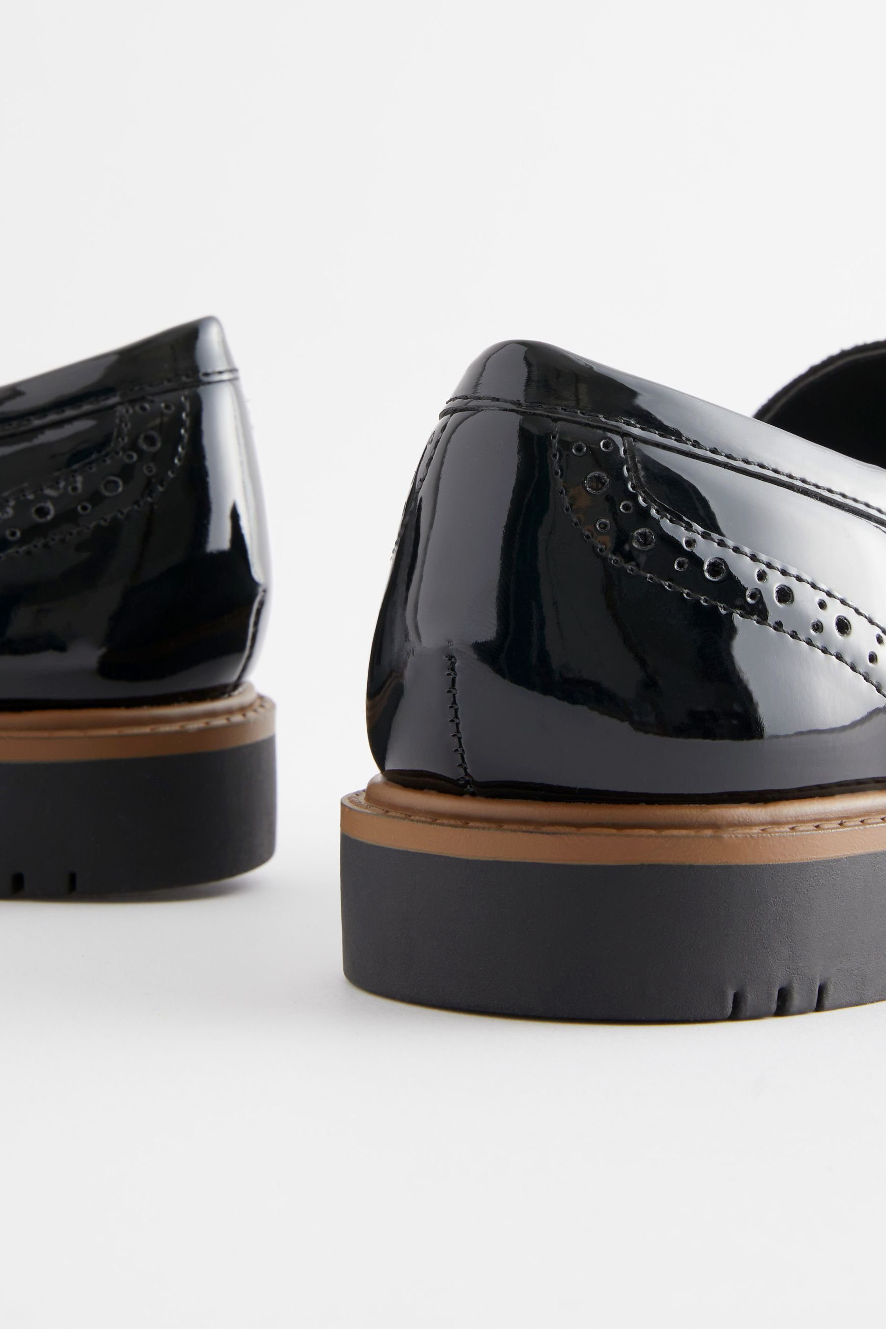 Loafer (1-tlg) Loafer Comfort® Next mit Forever Black Brogue-Detail