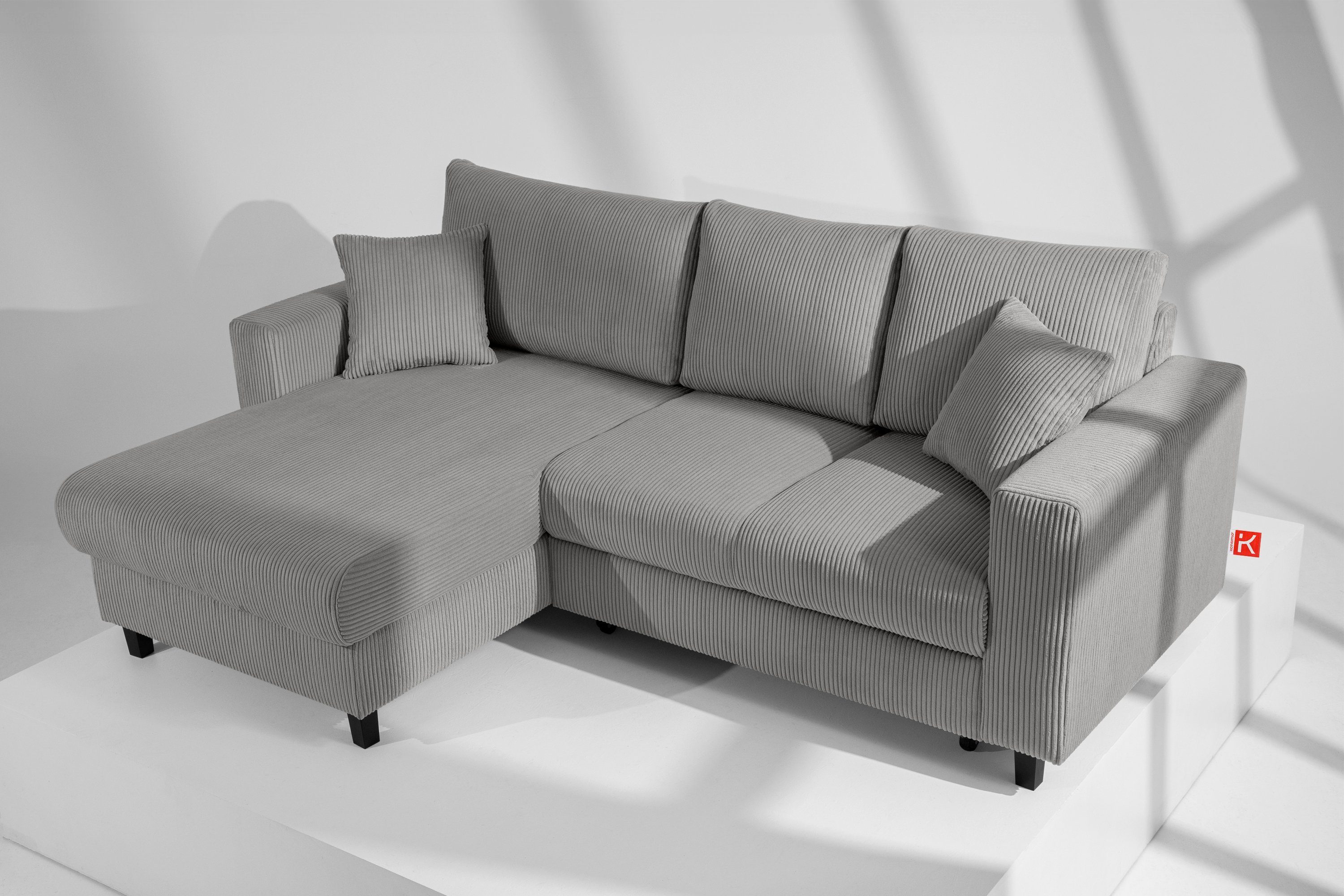 KONSIMO® Ecksofa Links Ecksofa EGRET, mit günstig online kaufen