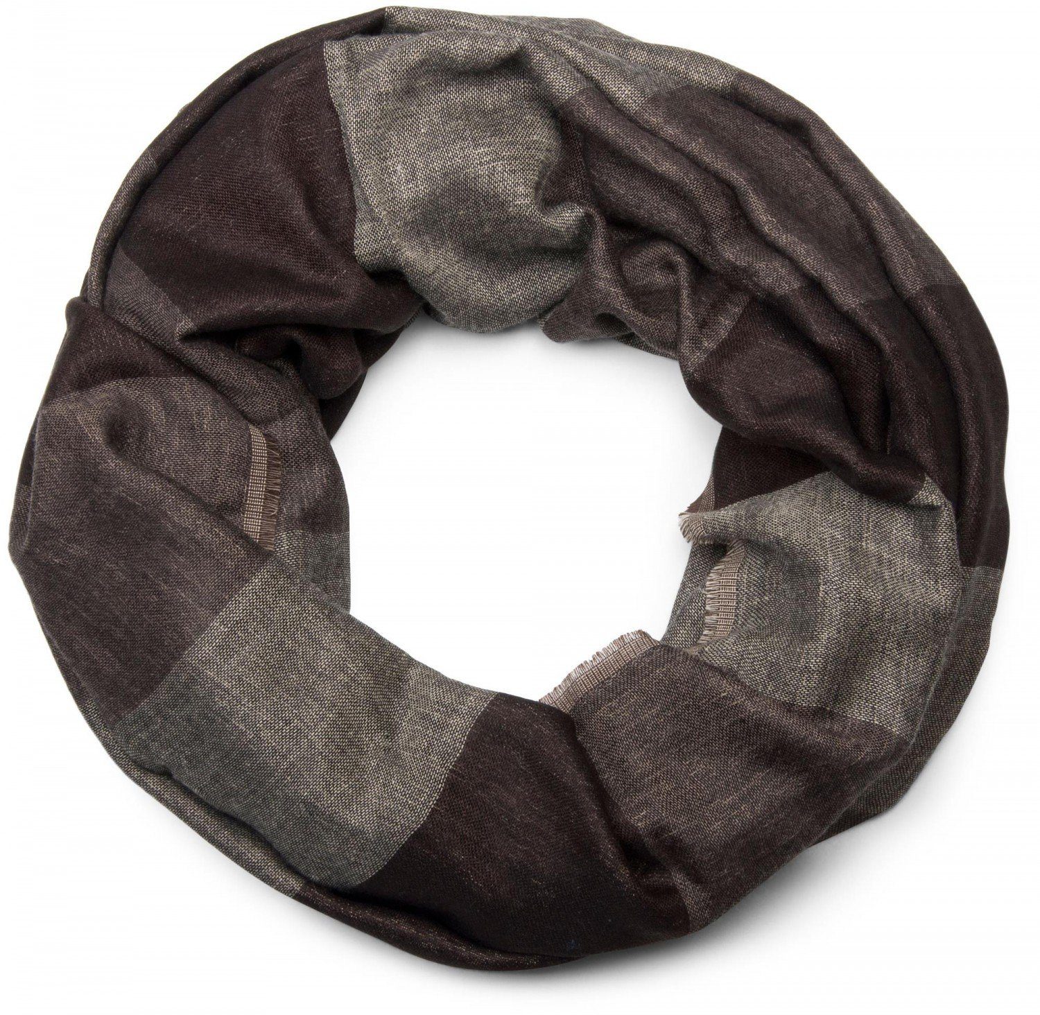 Loop Loop mit Streifen Paisley Muster Doubleface