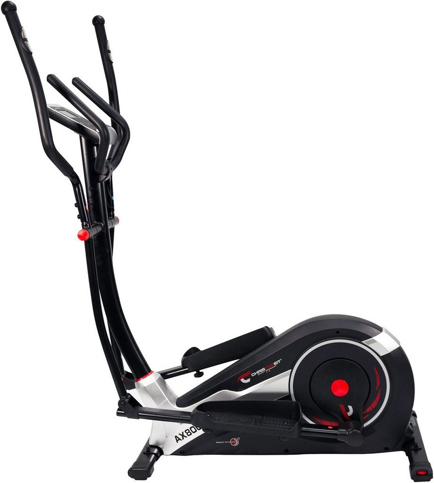 Christopeit Sport® Crosstrainer-Ergometer AX 8000, Herz-Kreislauf-Training  durch Vorgabe der Watt Leistung von 30-350 Watt
