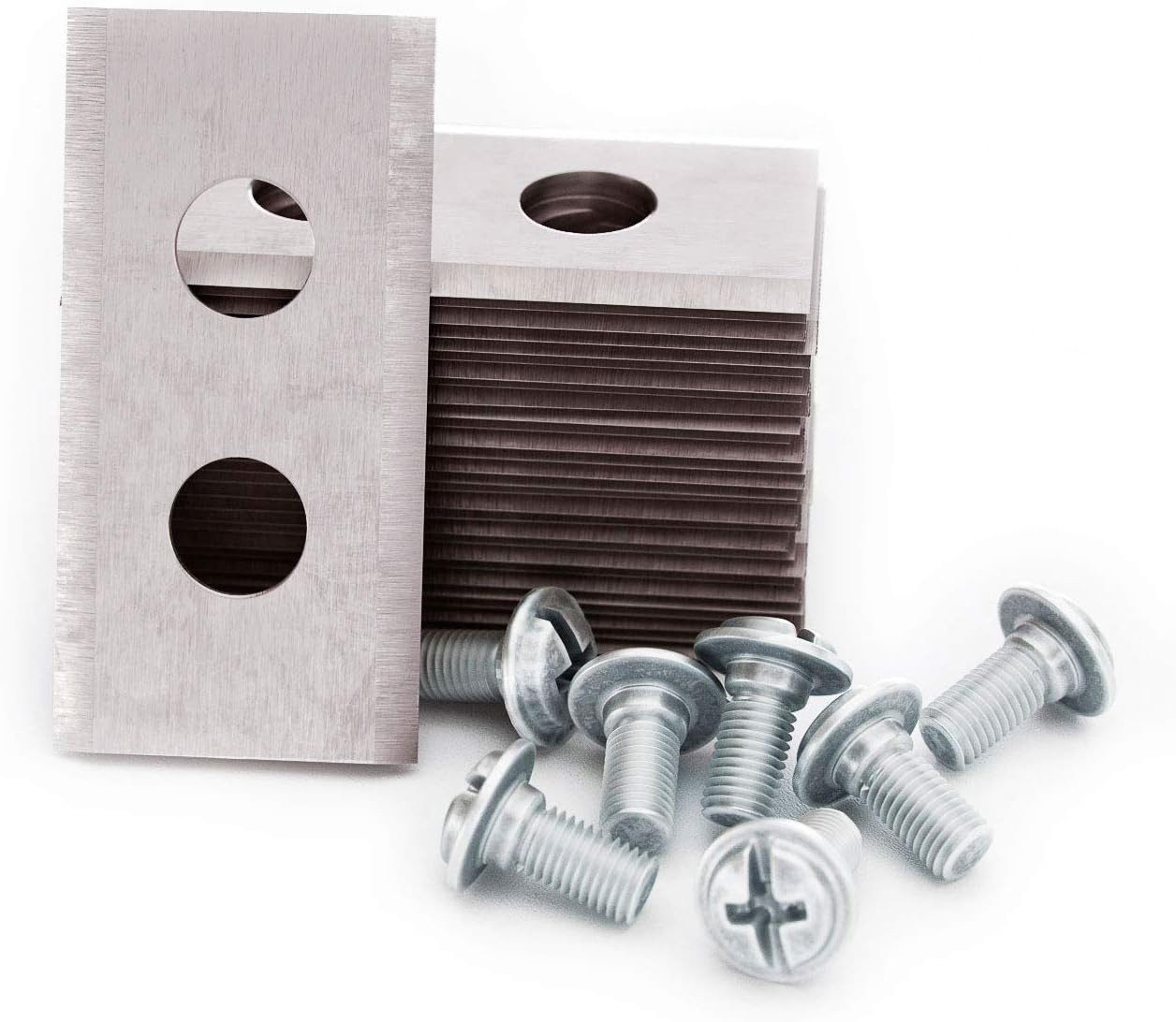 MOWHOUSE Mährobotermesser Ersatzmesser für Worx Landroid Mähroboter Ersatzklingen Messer Klingen (30-St), sehr scharf silberfarben