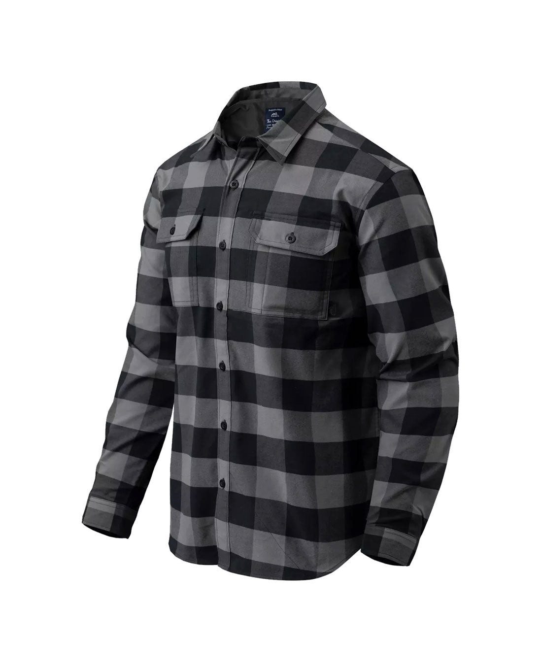 Helikon-Tex Flanellhemd GreyMan Shirt - True Grey Checkered