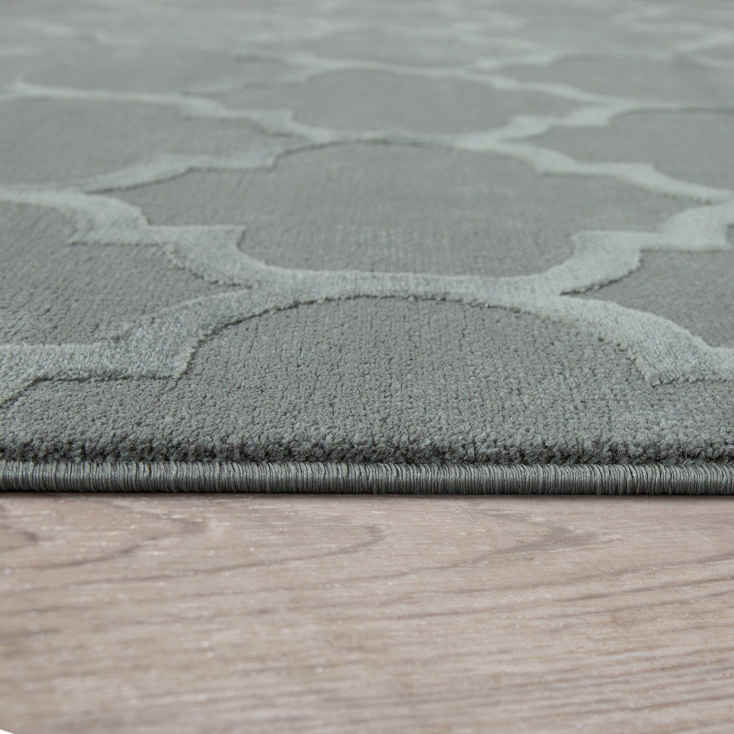 Teppich Moderner Wohnzimmer Teppich Marokkanisches Muster Kurzflor, TT Home, Läufer, Höhe: 15 mm