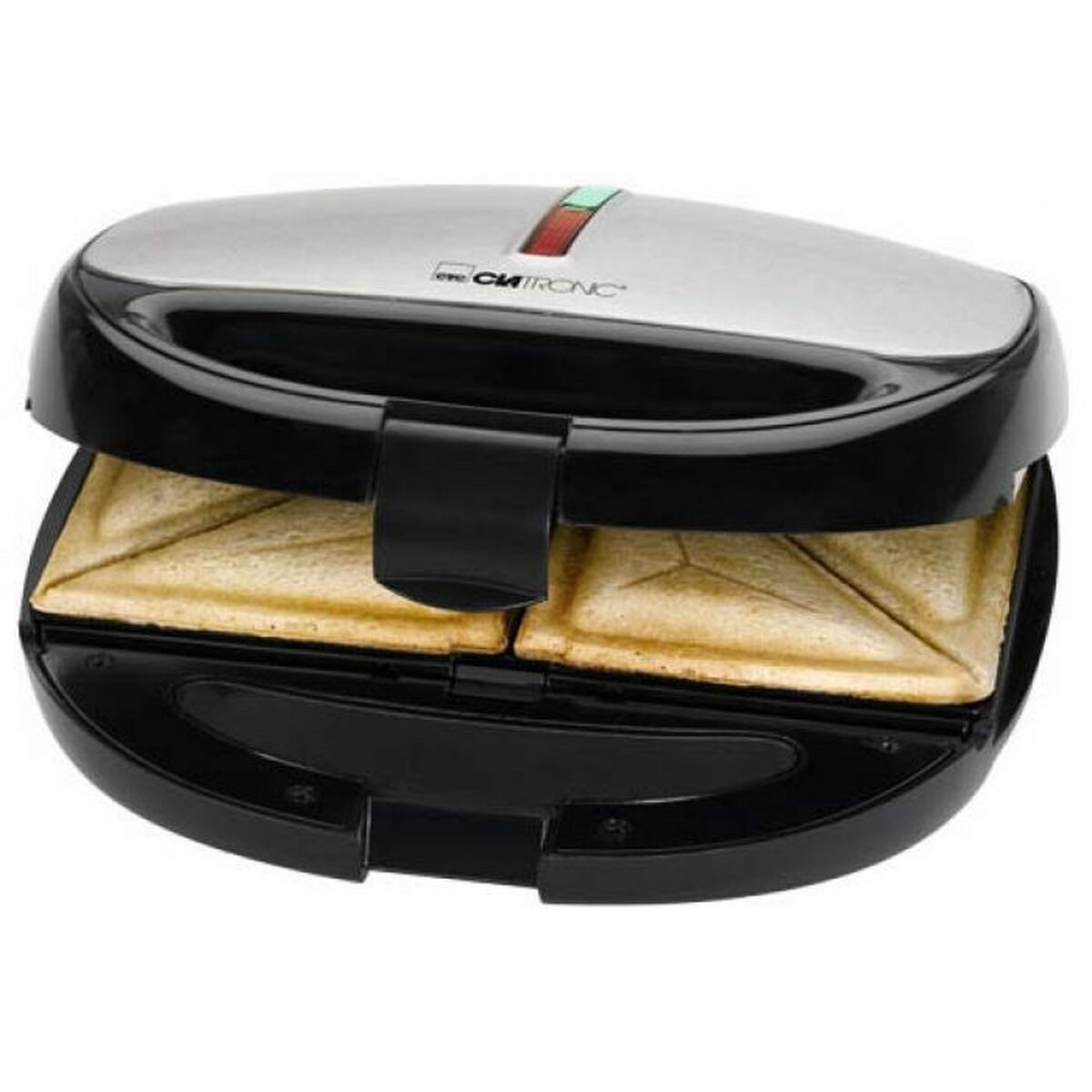 CLATRONIC Kontaktgrill Clatronic Sandwichmaker STWA 3670 Schwarz 800 W, 800 W