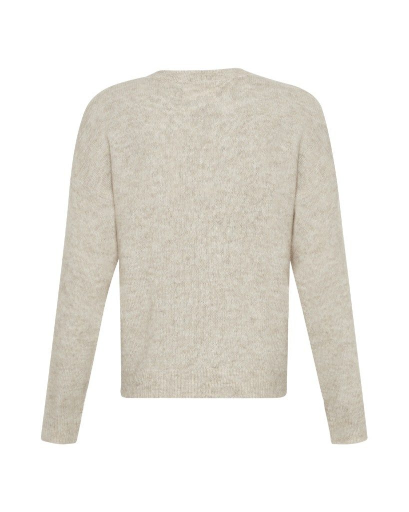 Moss Copenhagen Langarmshirt Rundkragen Langarmshirt für Damen (1-tlg., keine Angabe)