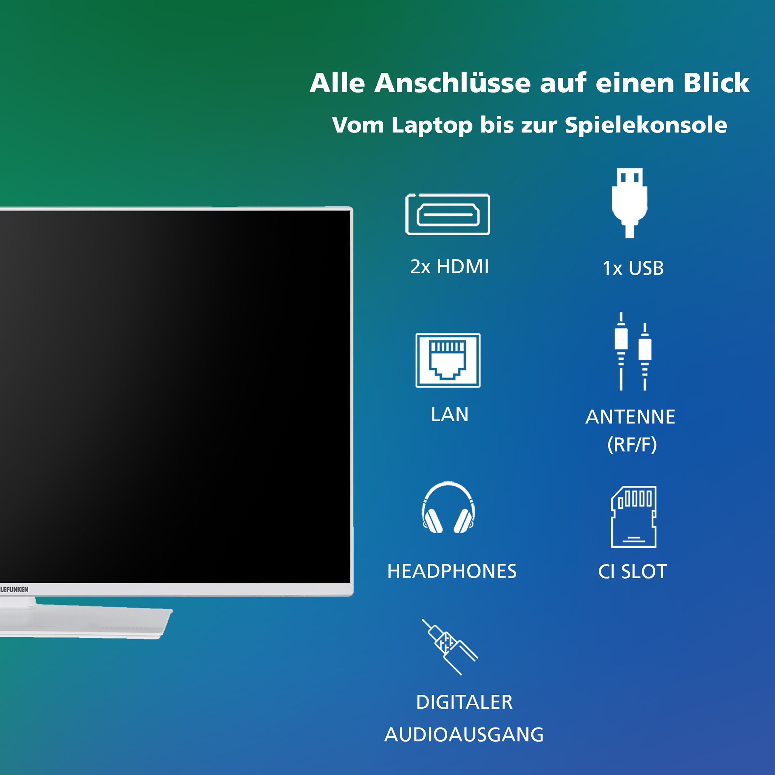 Telefunken XF40VP750M-W LCD-LED Fernsehe...