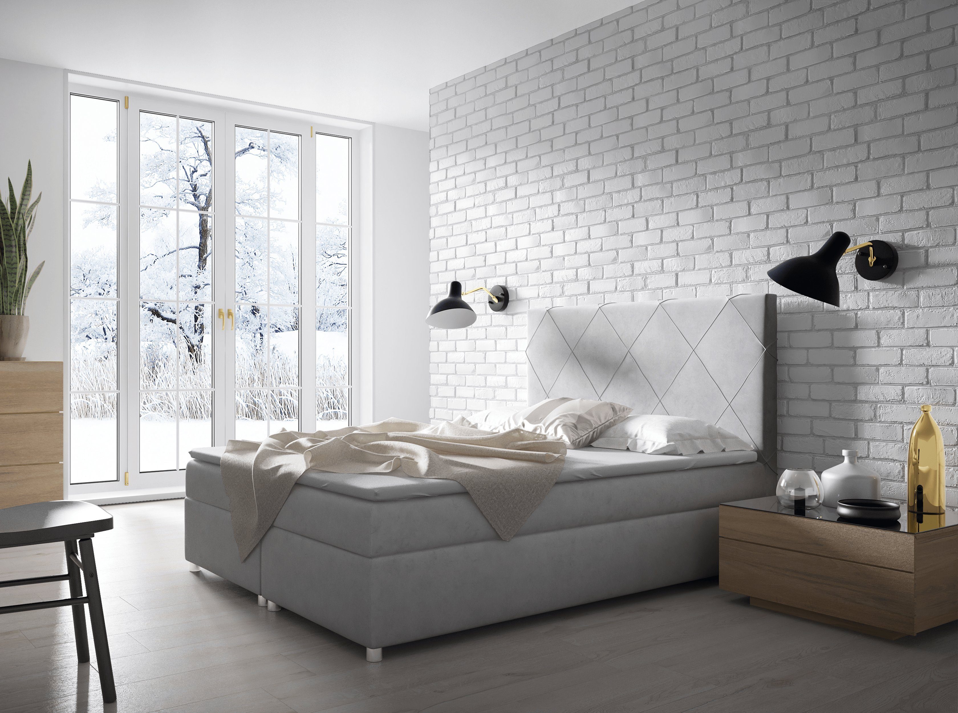 Best for Home Boxspringbett mit Bettkasten Trinity K-7 Bonellfederkern inkl günstig online kaufen