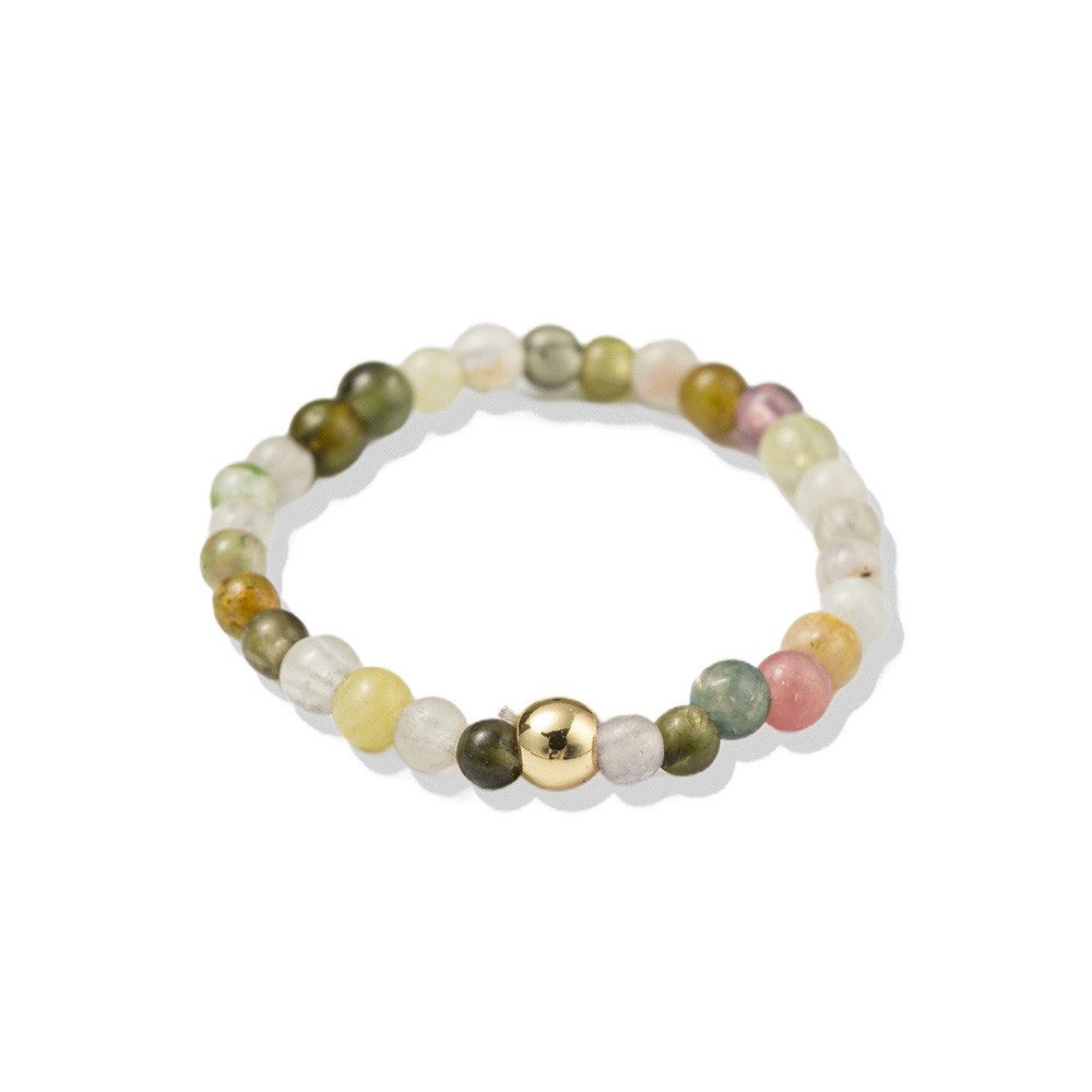 Firetti Fingerring Schmuck Geschenk Damenring Zugband Edelstein, Made in Germany - mit Turmalin