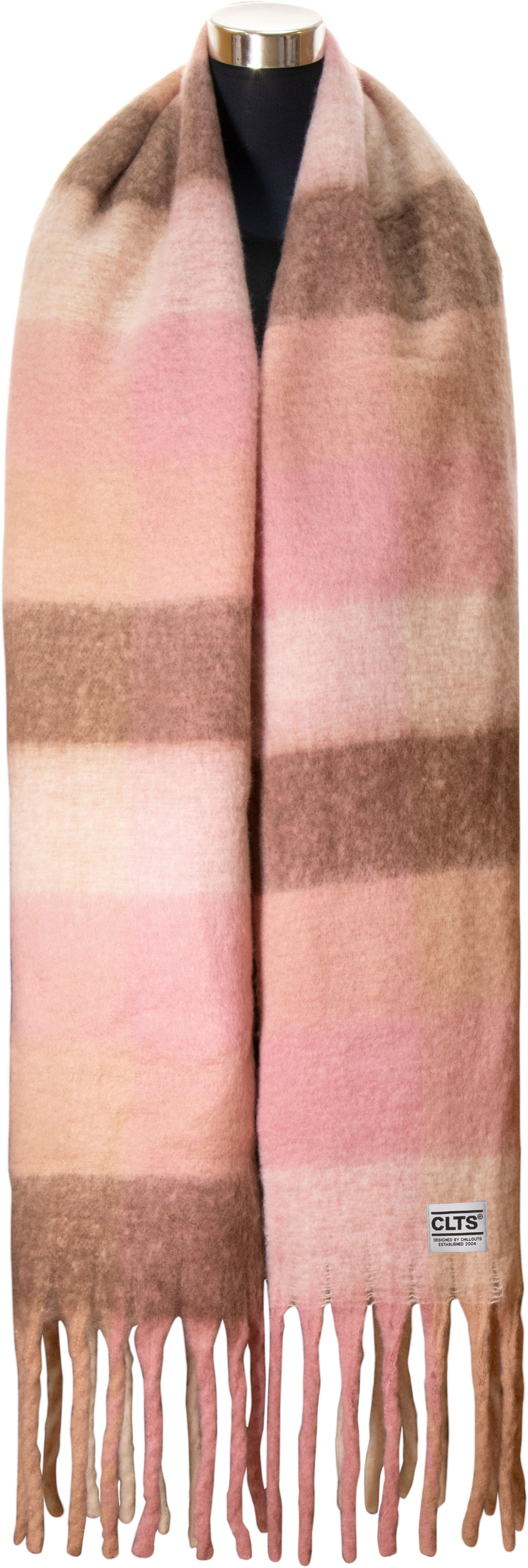 chillouts XXL-Schal Gero Scarf, mit dicken Fransen