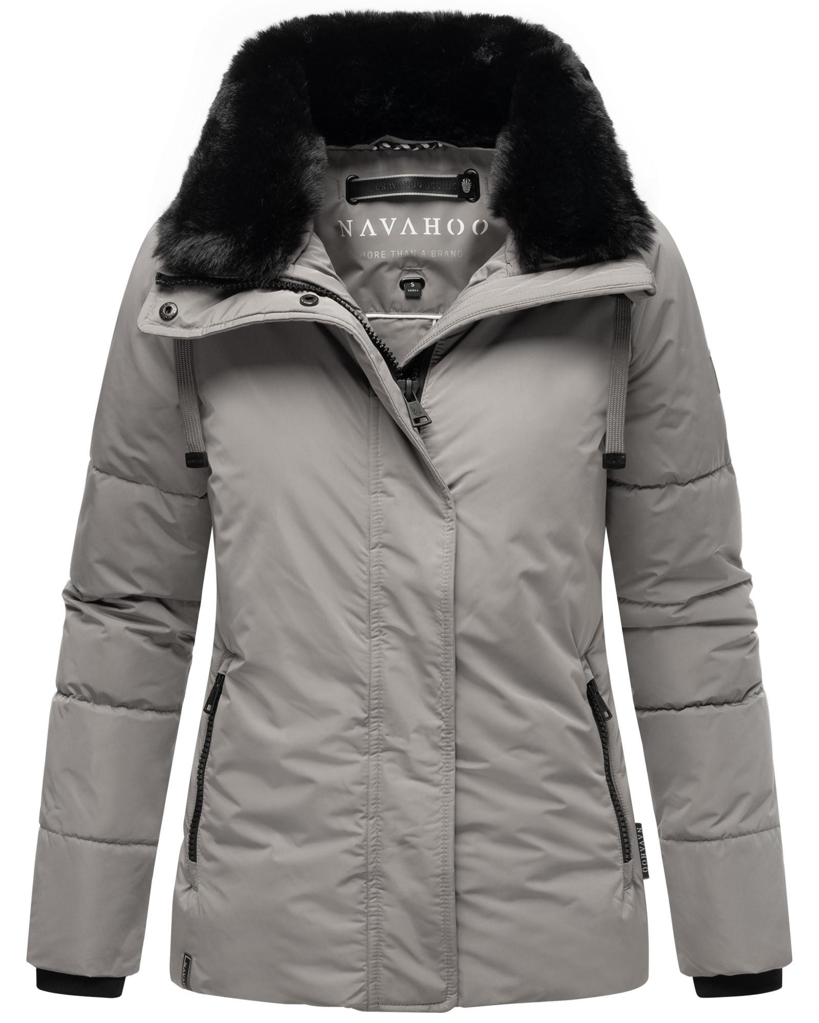 Navahoo Winterjacke "Frostii XIV", ohne Kapuze, modische Damen Winter Stepp günstig online kaufen