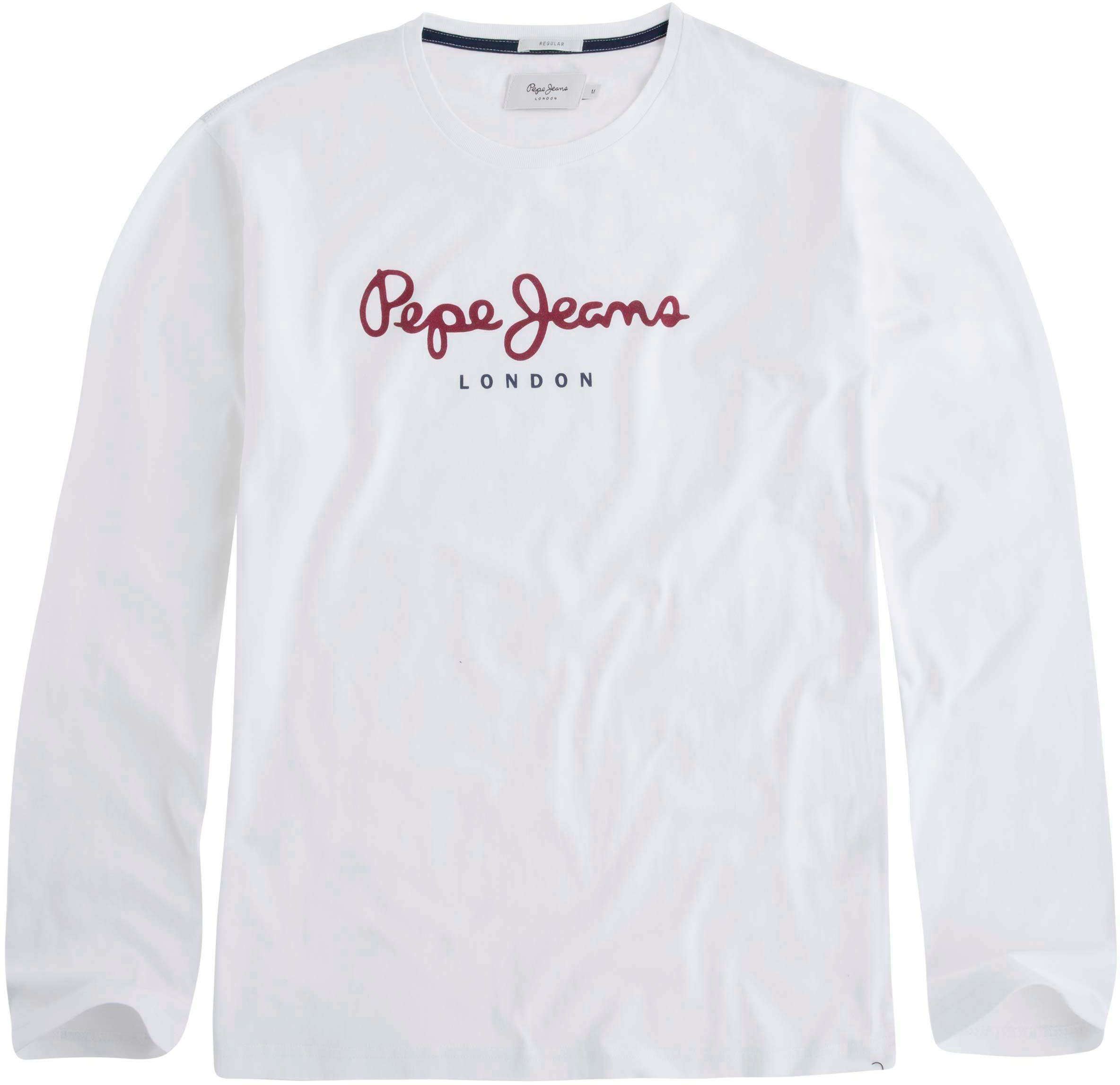 Pepe Jeans Langarmshirt EGGO LONG. Reduzierter Preis € 25,99. Unverbindliche Preisempfehlung € 35,00