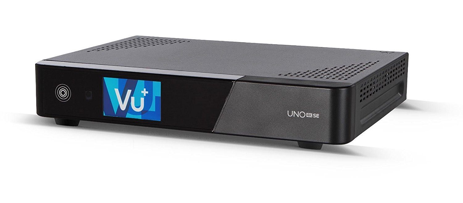 VU+ VU+ Uno 4K SE 1x DVB-T2 Dual Tuner Linux Receiver UHD 2160p, schwarz DVB-T2 HD Receiver