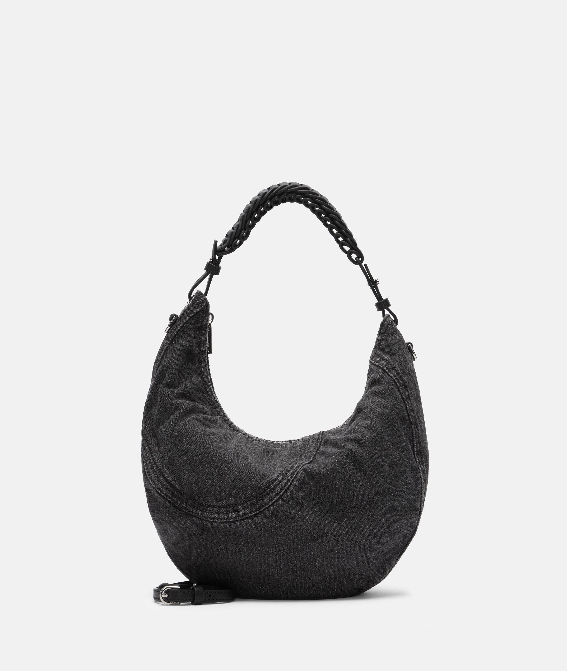 Liebeskind Berlin Schultertasche Hobo, Handliche Hobo-Bag aus Denim