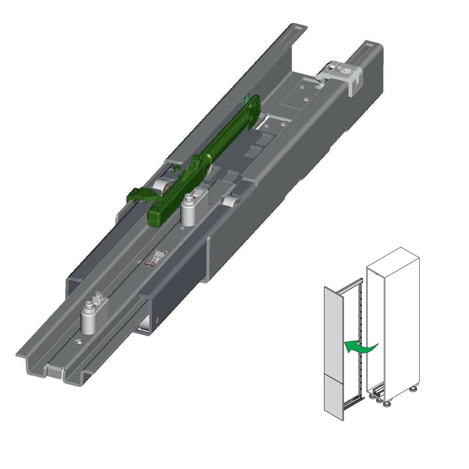 Kesseböhmer Türdämpfer SoftStopp Pro Dämpfer für Dispensa VVS-X