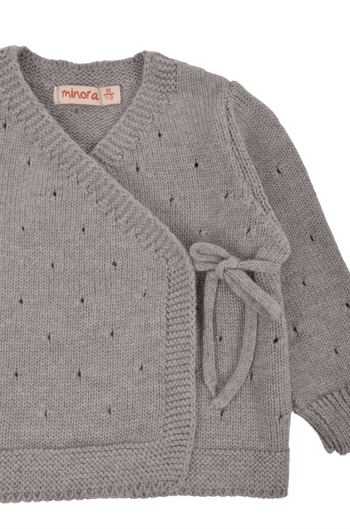 Minora Strickkleid Minora Baby Kleidungs Double-Set- Hose und Pullover
