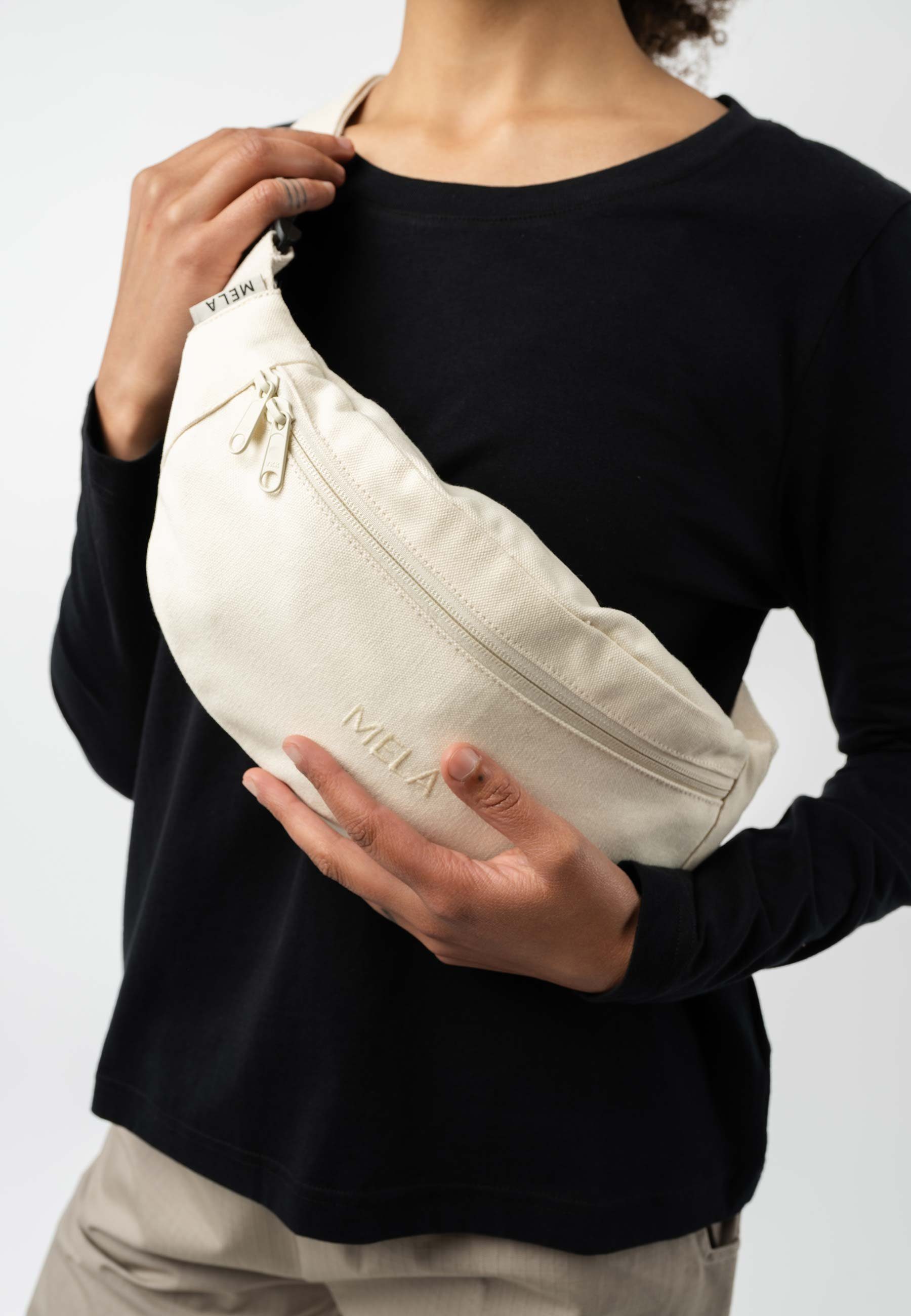 MELA Bauchtasche Bauchtasche, Verstellbarer Schultergurt