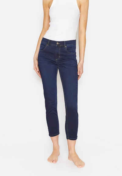 ANGELS 7/8-Jeans Jeans Ornella aus Super Stretch Denim mit Label-Applikationen