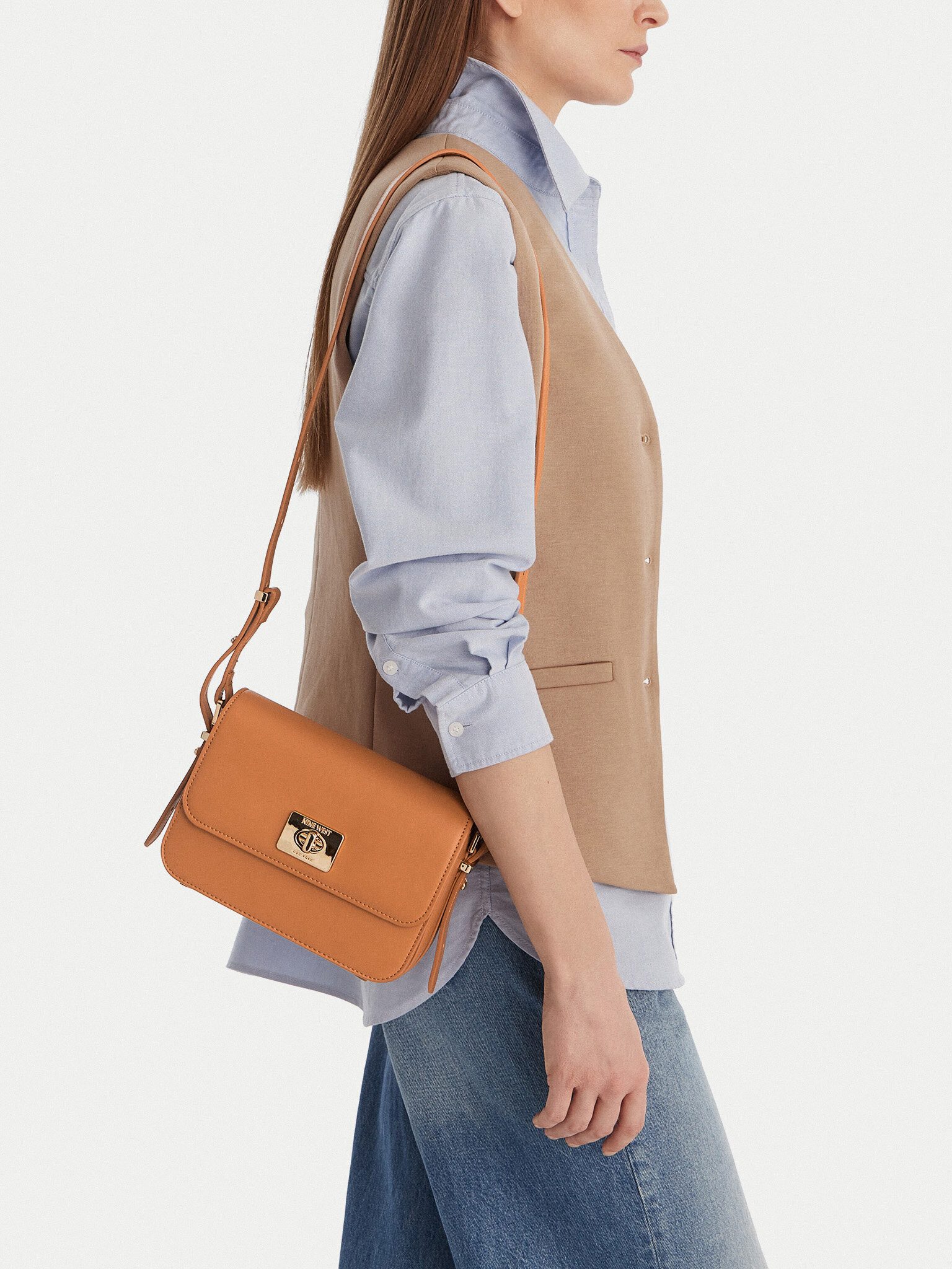 Nine West Handtasche Nine West Damenhandtasche Braun NINE WEST-CEO-ZURO-LDA8705 Camel