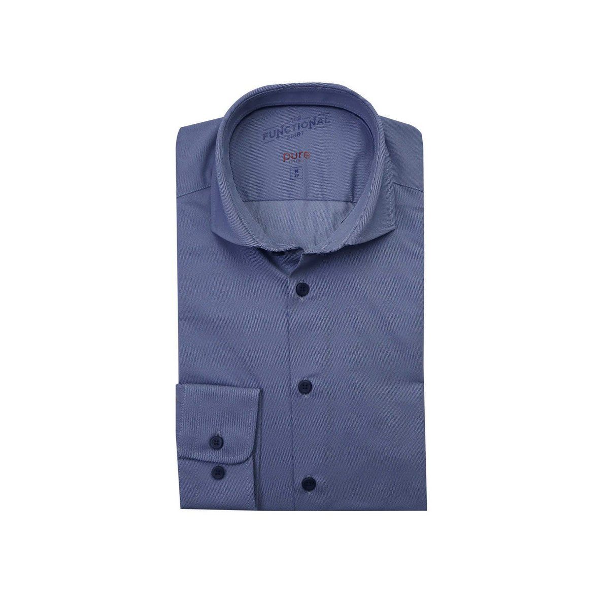 Hatico Businesshemd blau schmal (1-tlg., keine Angabe)