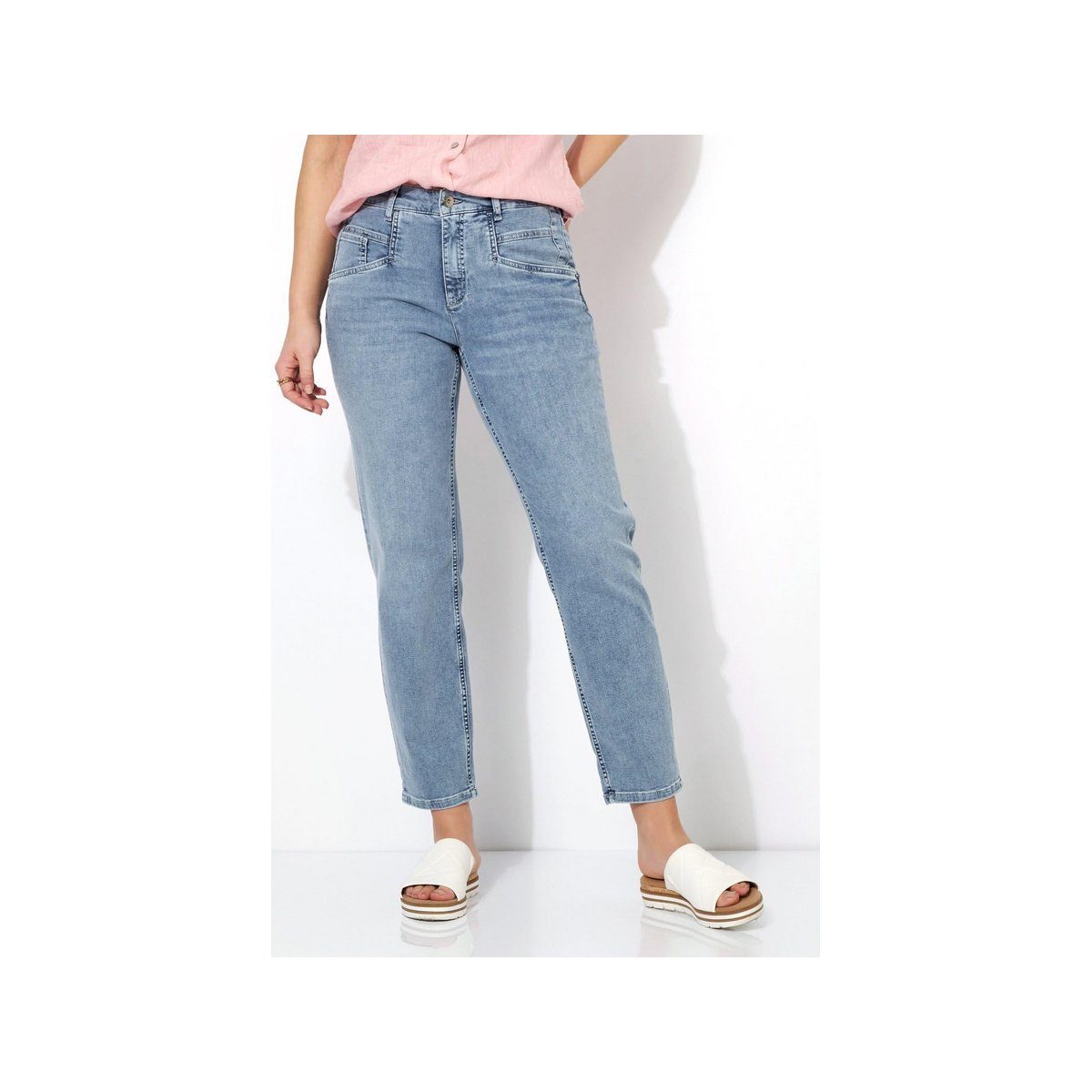 uni TONI summer (1-tlg) 5-Pocket-Jeans bleached