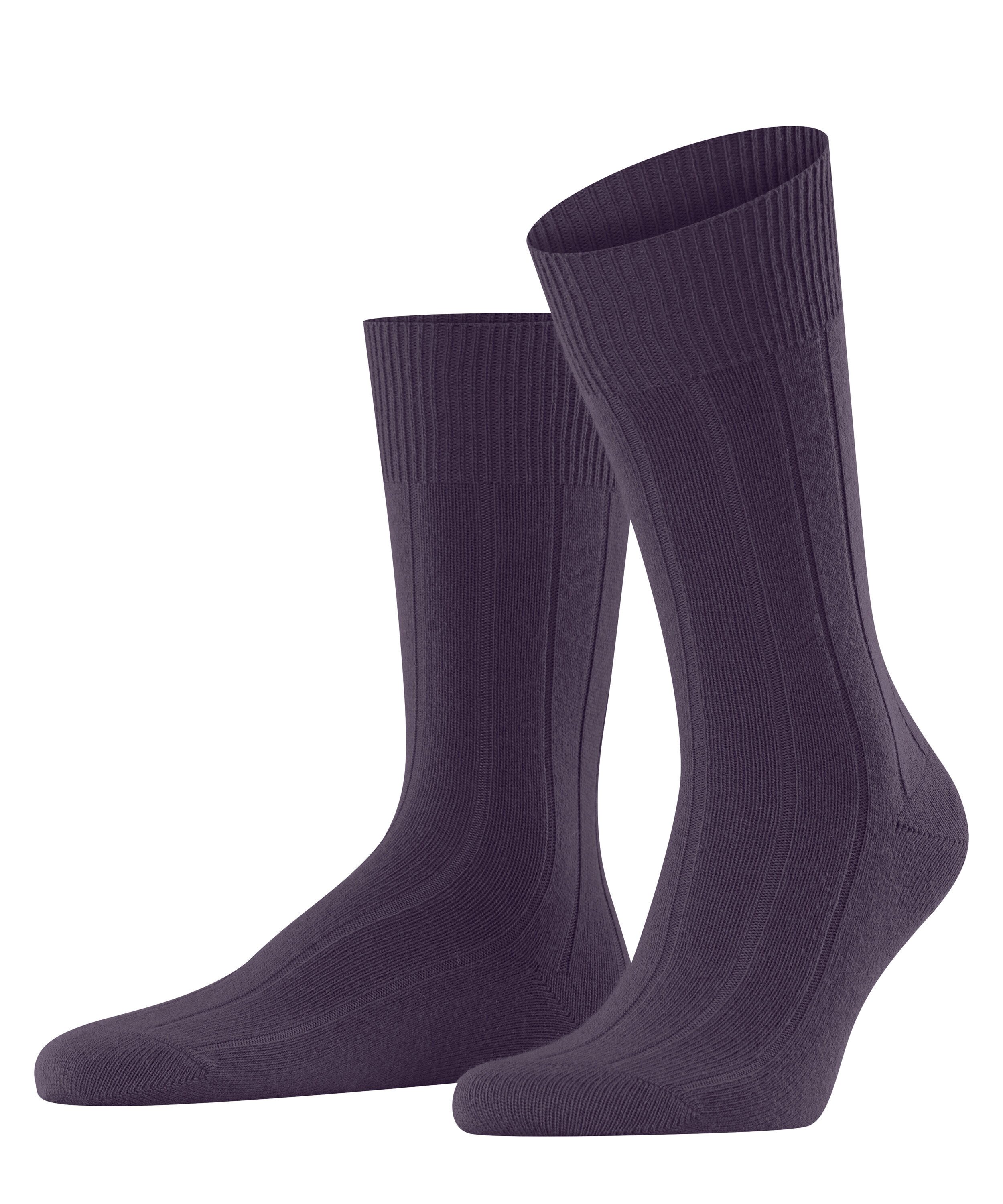 FALKE Socken FALKE Lhasa Rib Herren (1-Paar) mit Kaschmir & Merinowolle
