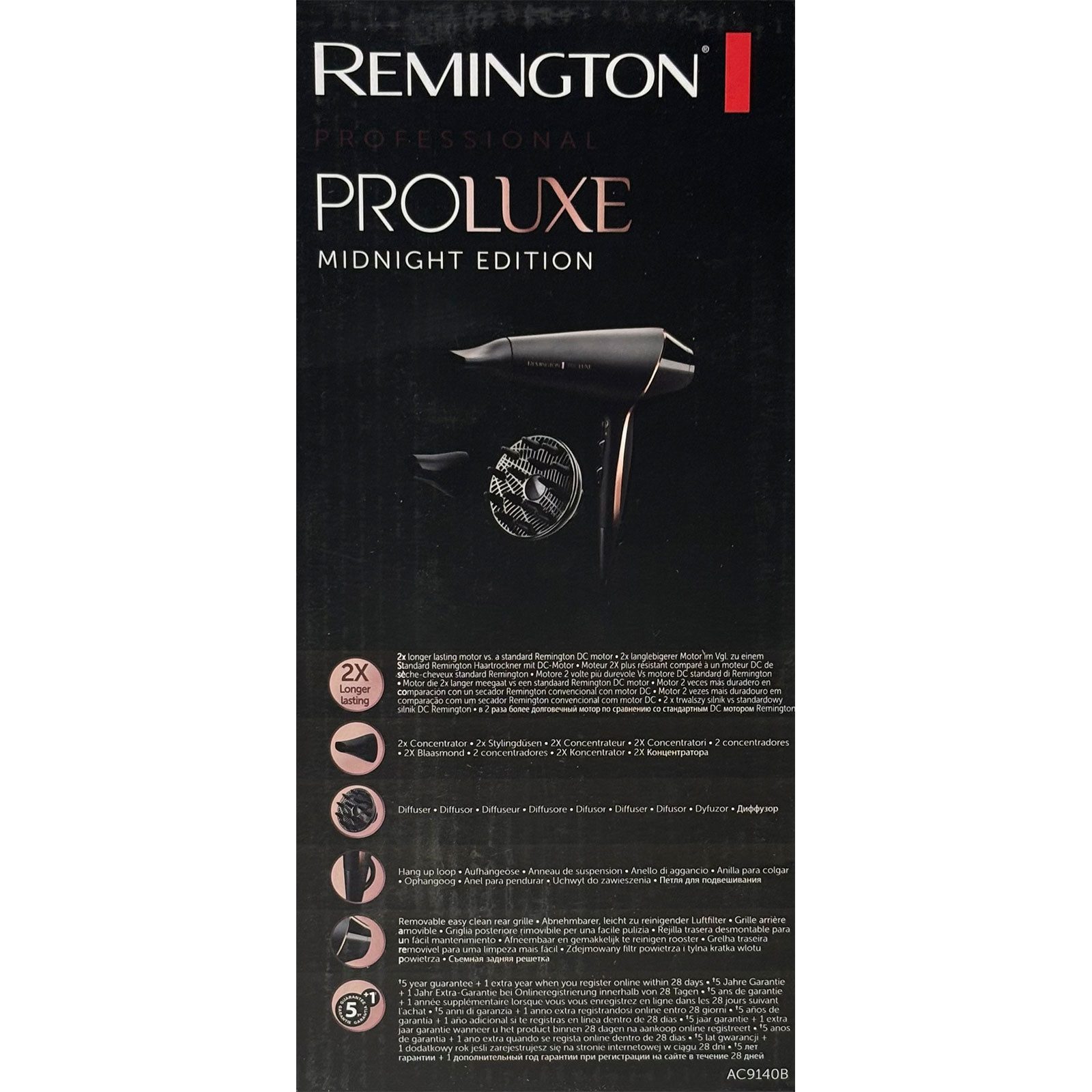 Remington Glätt- und Lockenstab CI91AW PROluxe 4-in-1-Welleneisen, OPTIheat-Technologie, 30 Sekunden Aufheizzeit, Pro +-Einstellung weiß
